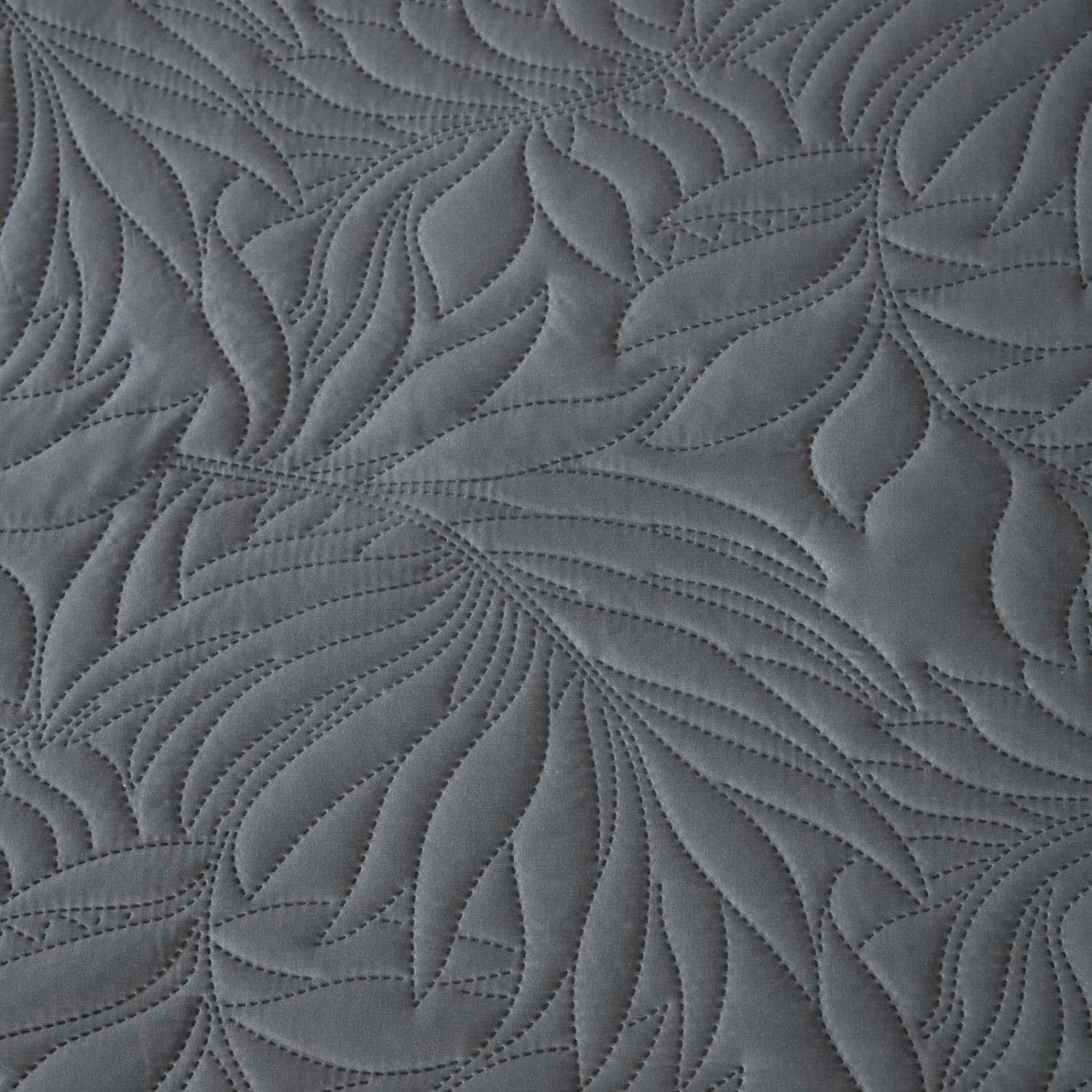 Покрывало Листочки/Fogliare, графит - фото № 5