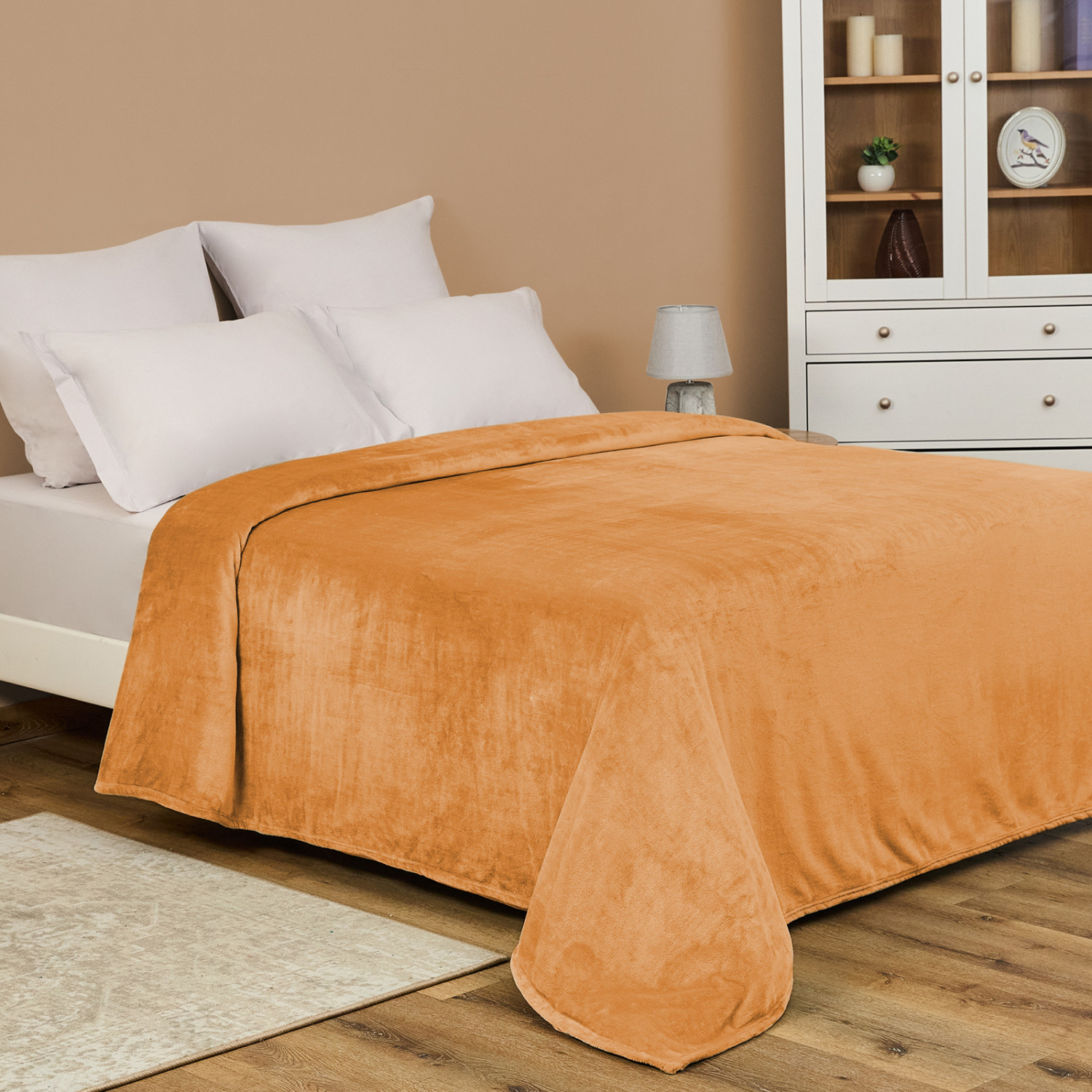 Плед Supersoft, охра