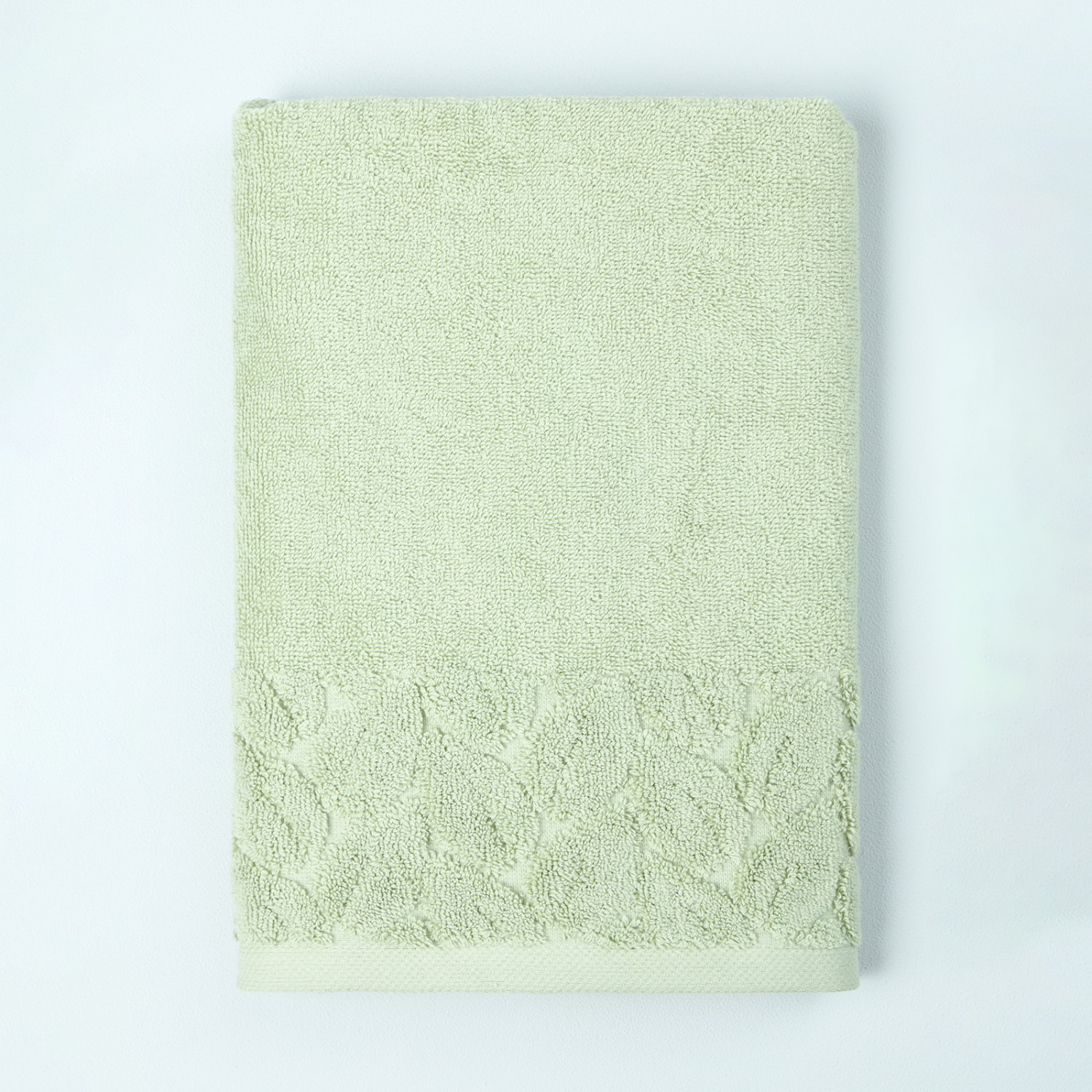 Полотенце махровое Луана/Luana, зеленое