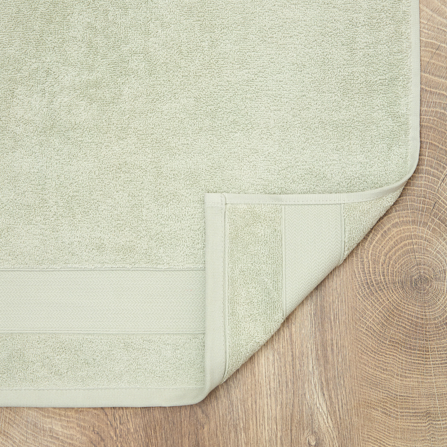 Полотенце махровое Lordy, серо-зеленое - фото № 4