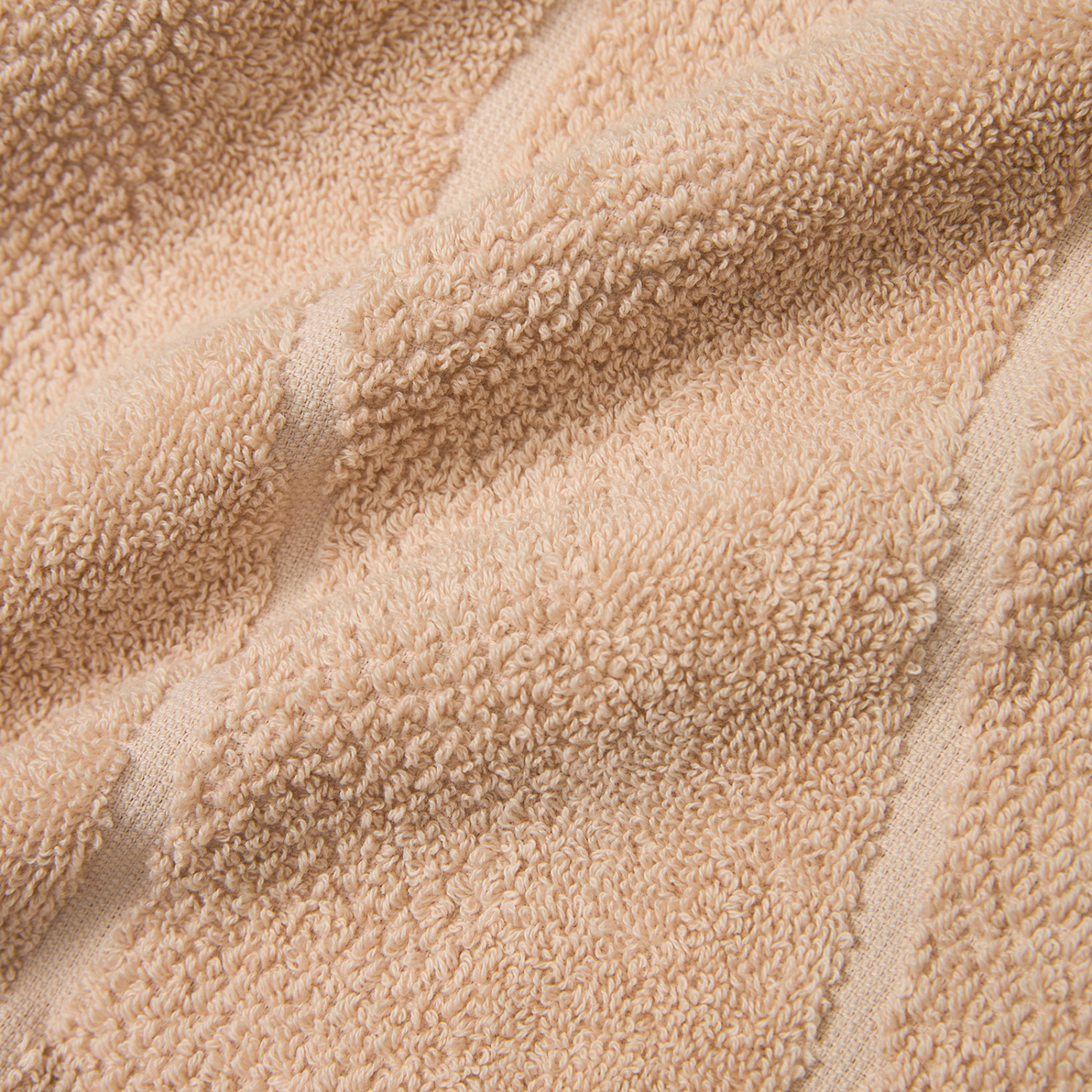 Полотенце махровое Волна/Ondulato, бежевое - фото № 2