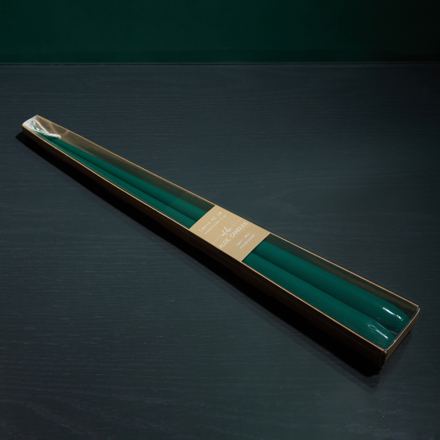 Набор свечей Estate, изумрудный - фото № 7