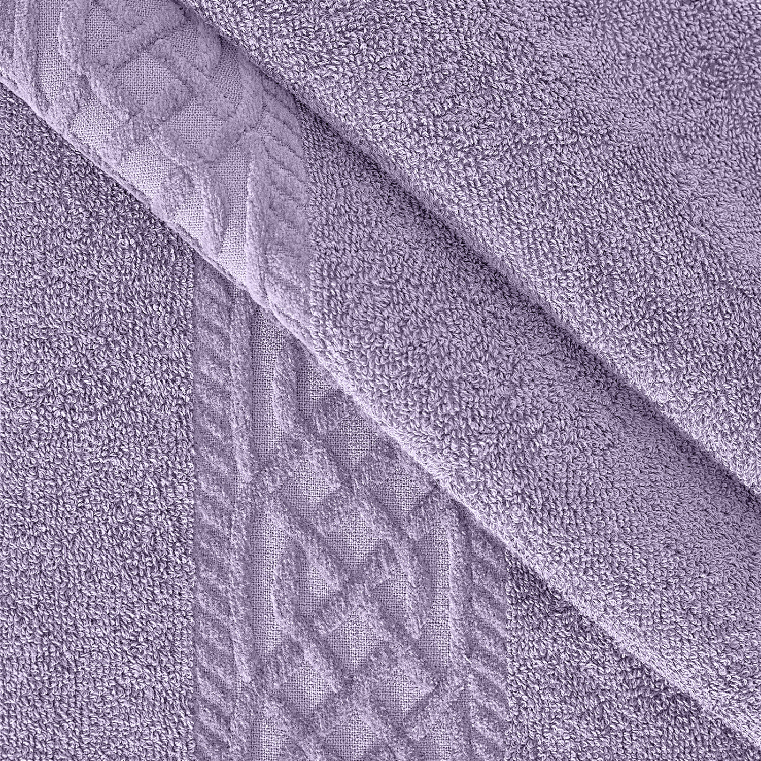 Полотенце махровое Costanza, лаванда - фото № 6