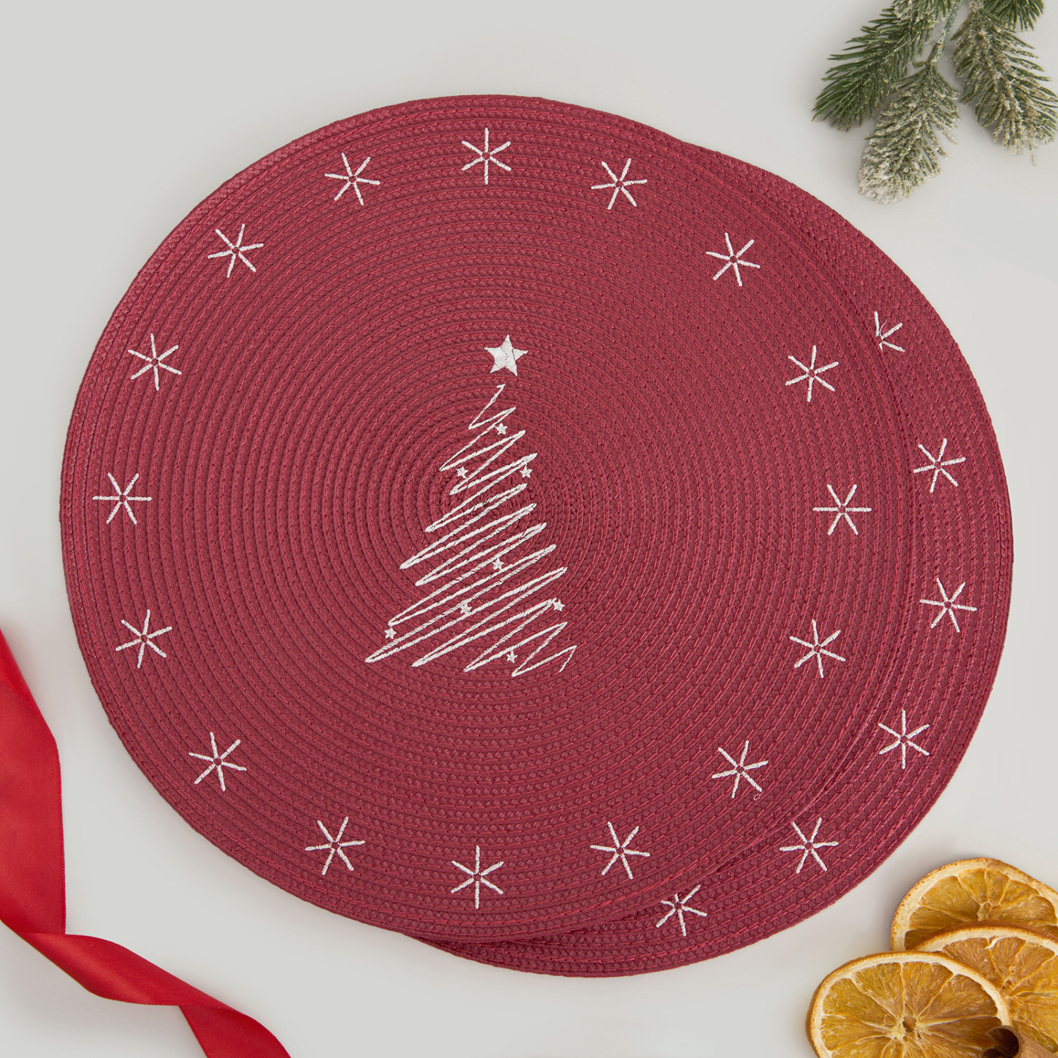 Набор плейсматов Snowflake - фото № 7