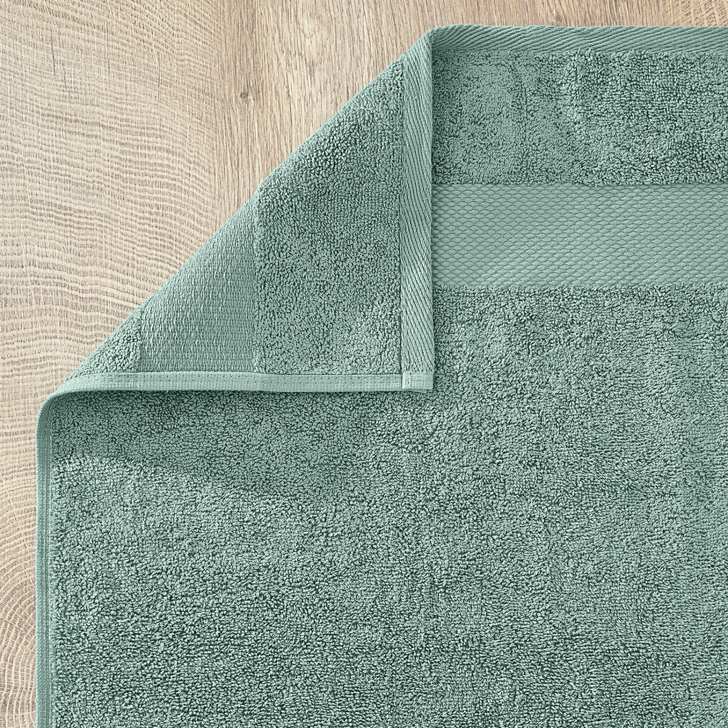 Полотенце махровое Gusto, зеленое - фото № 5