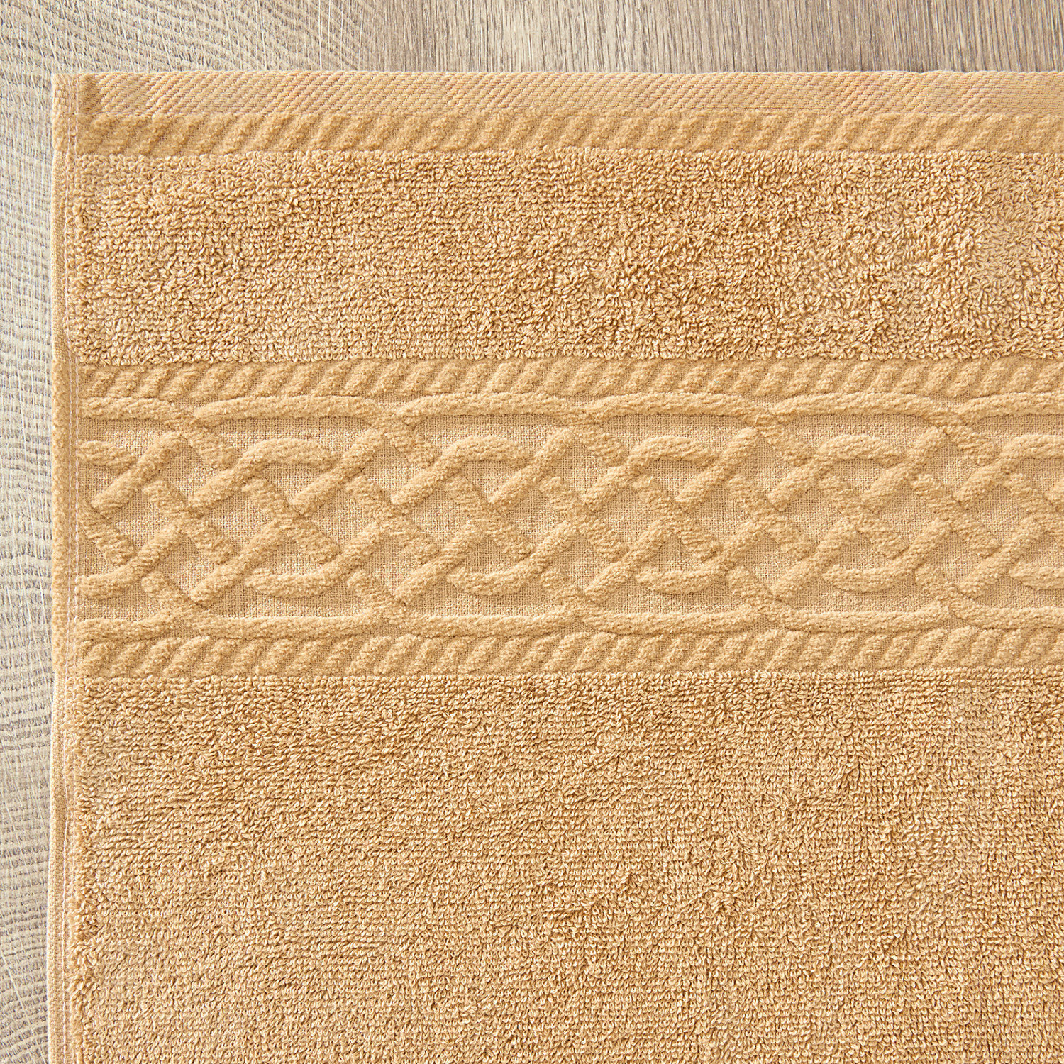 Полотенце махровое Costanza, горчица - фото № 4