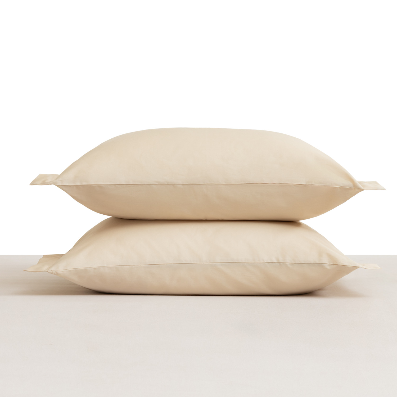 Комплект наволочек Натуральный/Nude с ушками - фото № 2