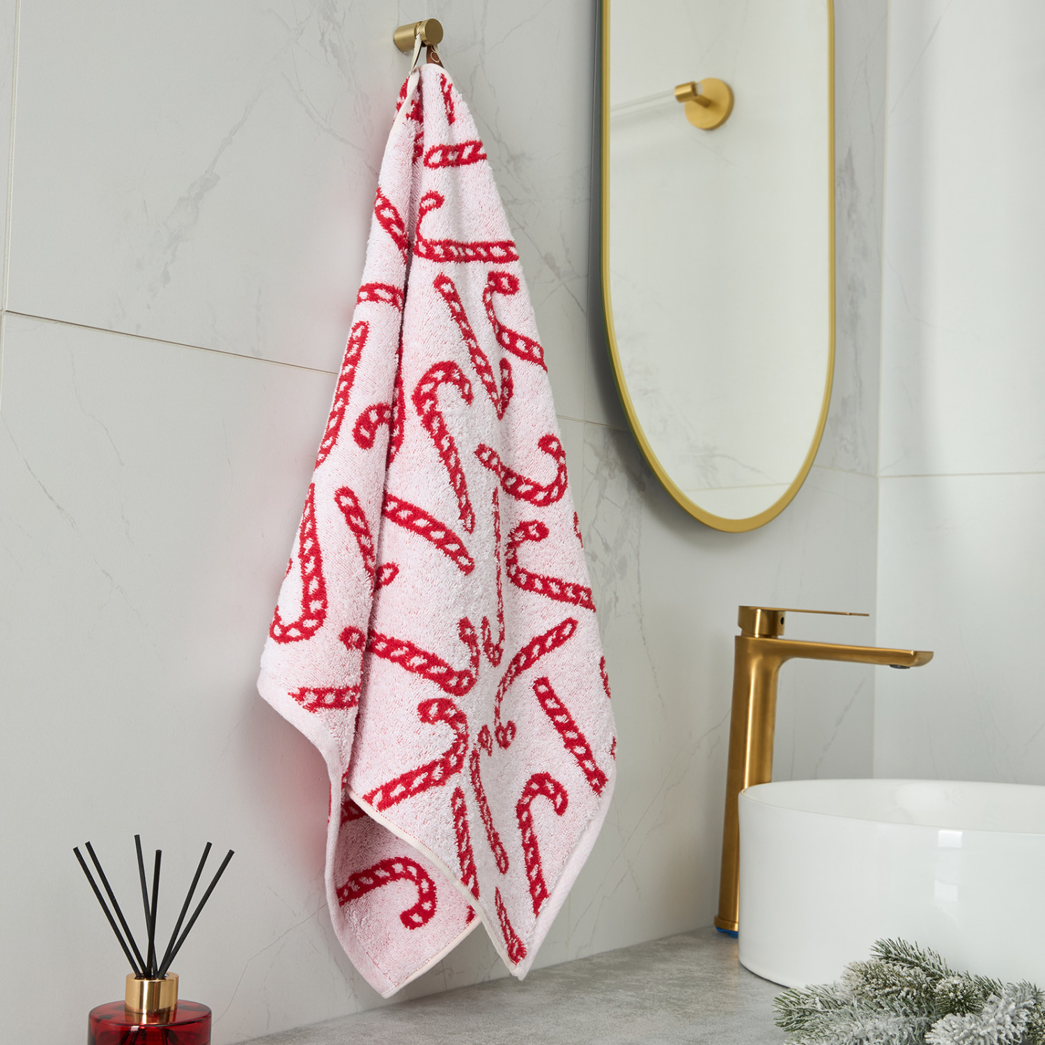 Полотенце махровое Рождественская карамель/ Caramella di Natale