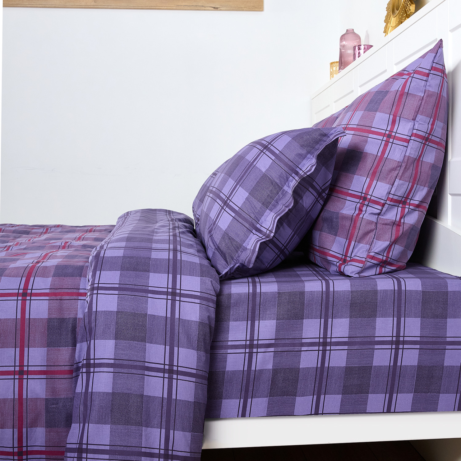 Постельное белье Gabbia, фиолетовое - фото № 13