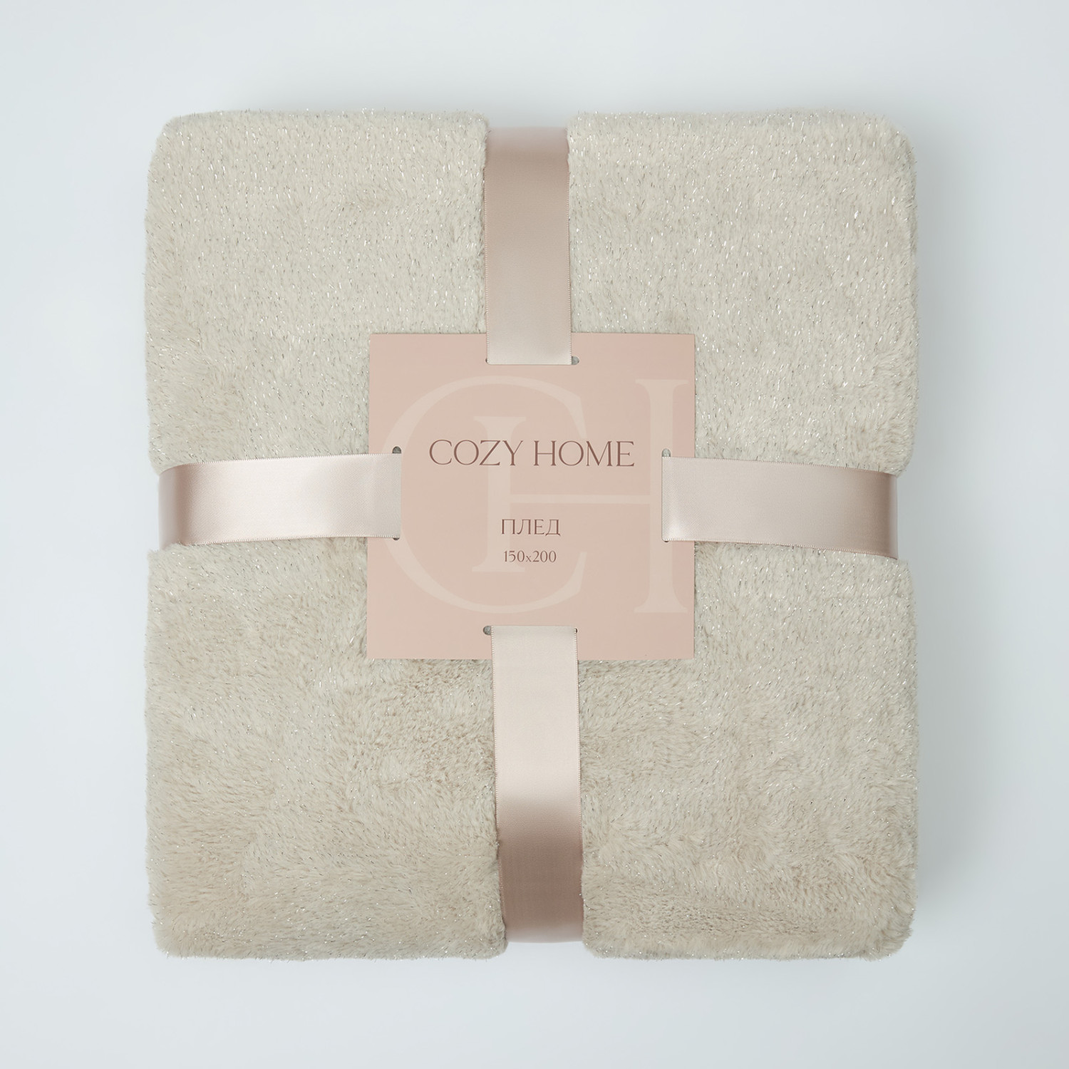 Плед Мягкий мех/Soft fur, серый - фото № 12