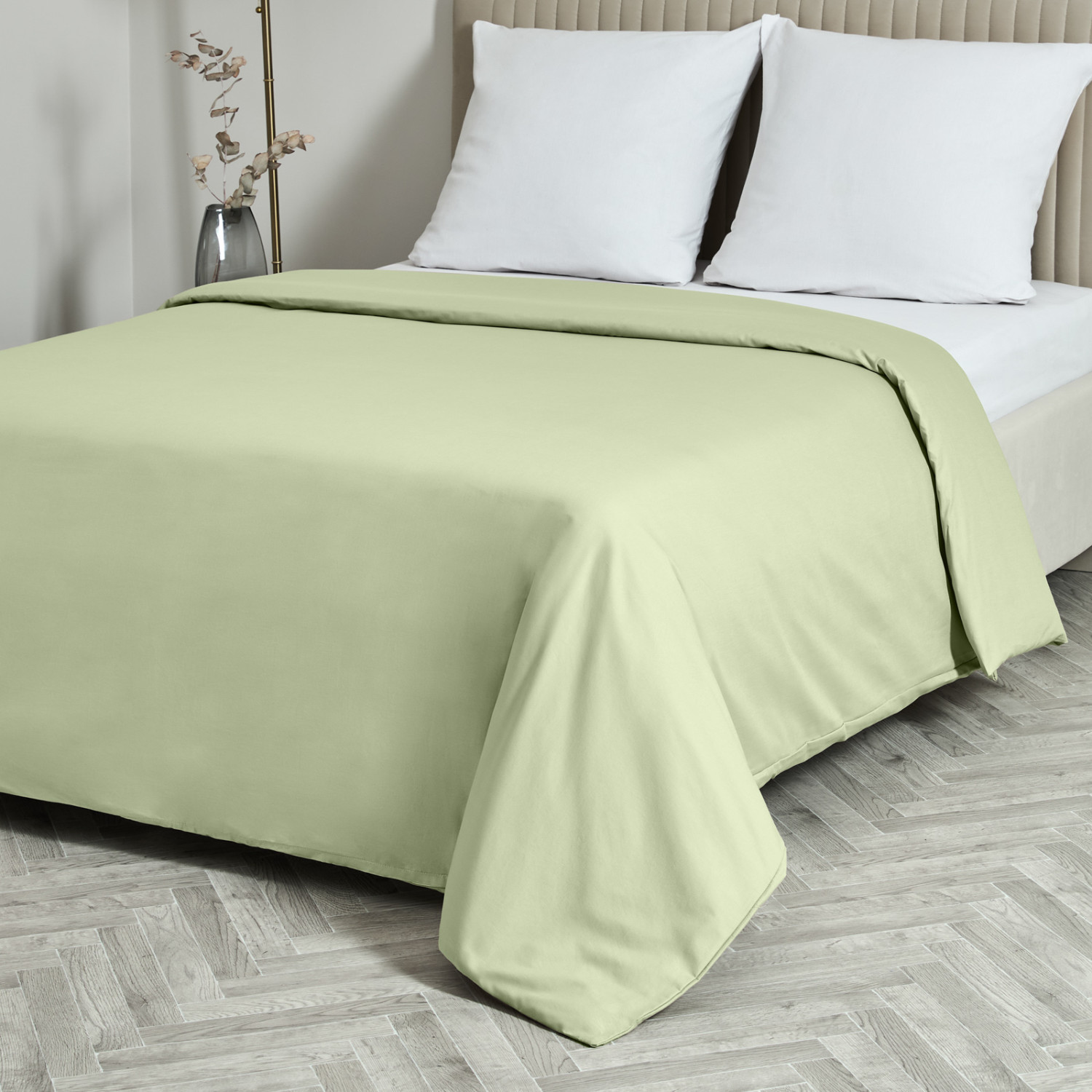 Пододеяльник Зеленый туман/Fog Green - фото № 2