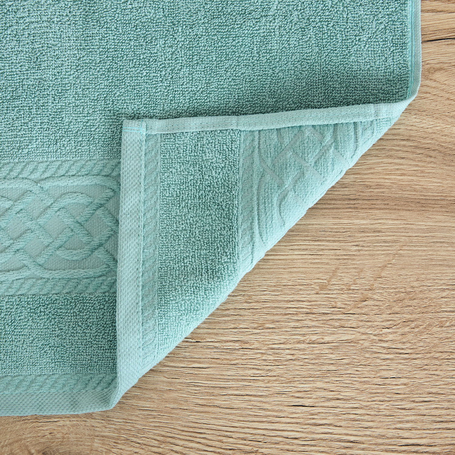 Полотенце махровое Констанца/Costanza, бирюза - фото № 6