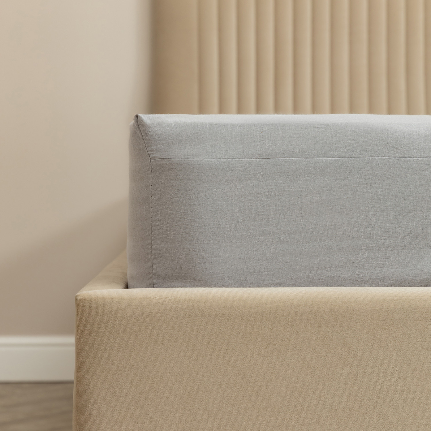 Простыня на резинке Туман/Fog - фото № 2