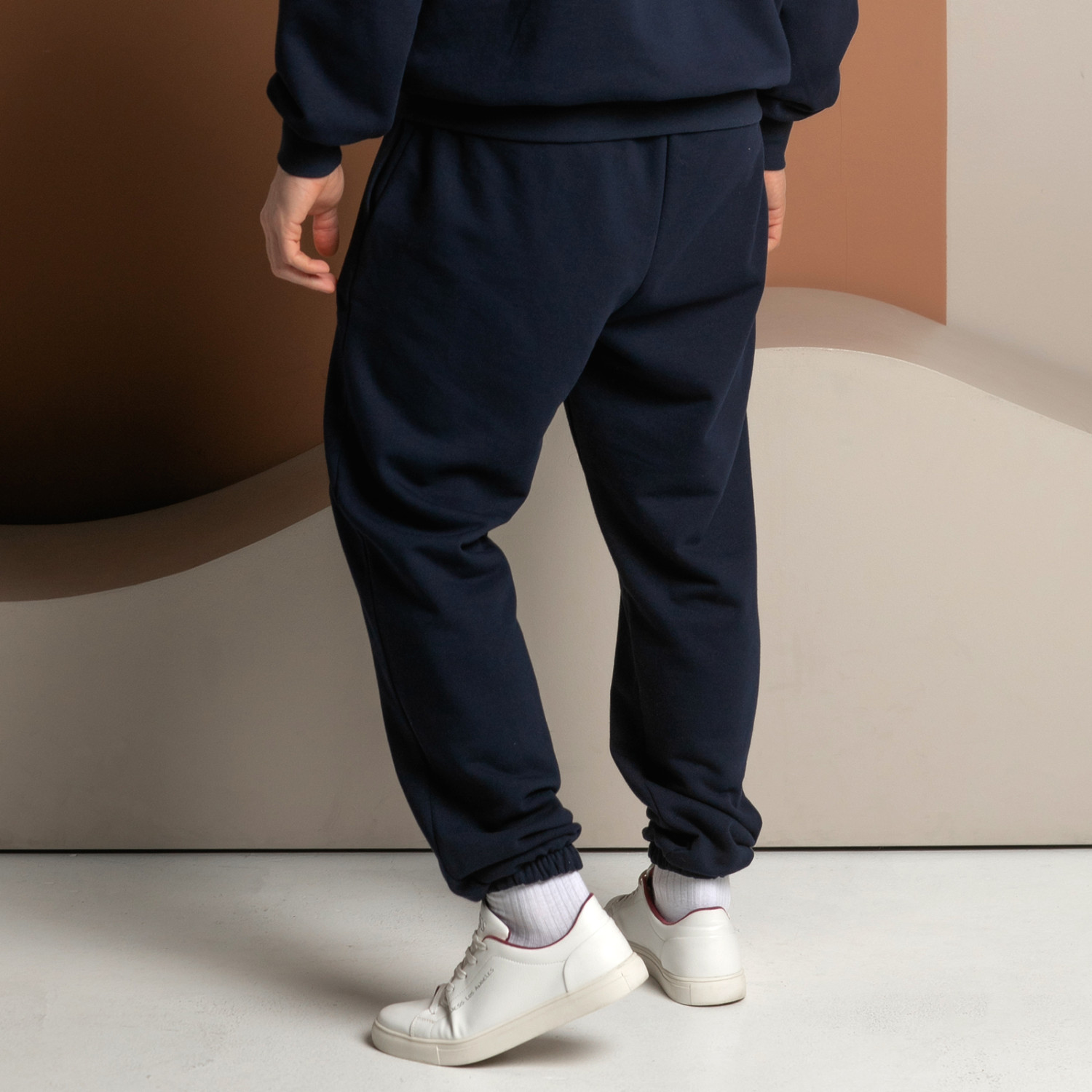 Брюки Массимо мужской/Massimo men, синие на резинке - фото № 2