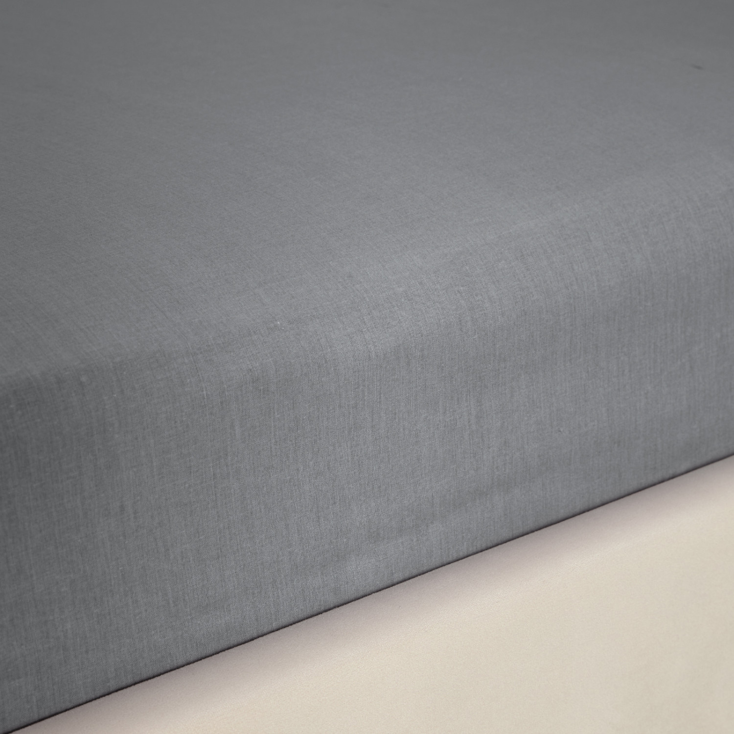 Простыня на резинке Темная зола/Dark ash - фото № 3