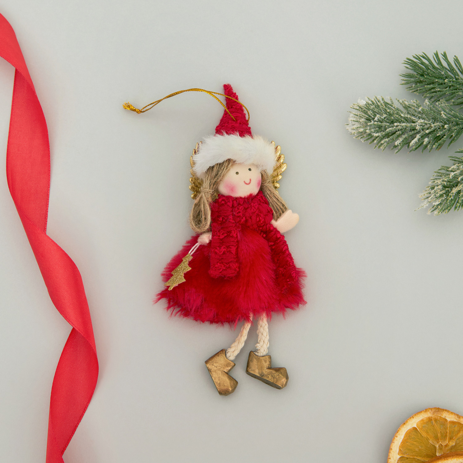 Елочная игрушка Зимняя фея/Winter Fay II - фото № 2