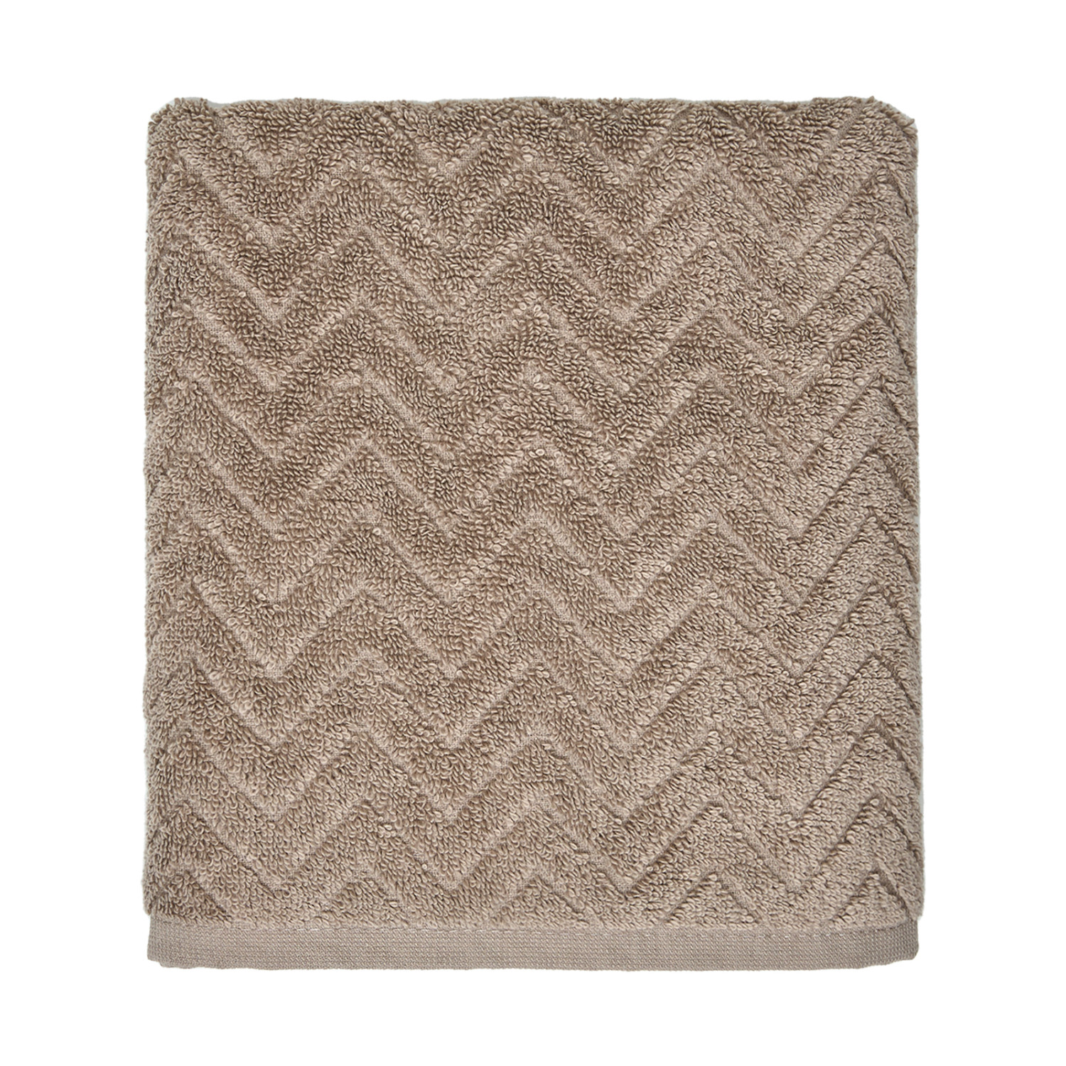 Полотенце махровое Зигзаг/Zigzag, капучино - фото № 7