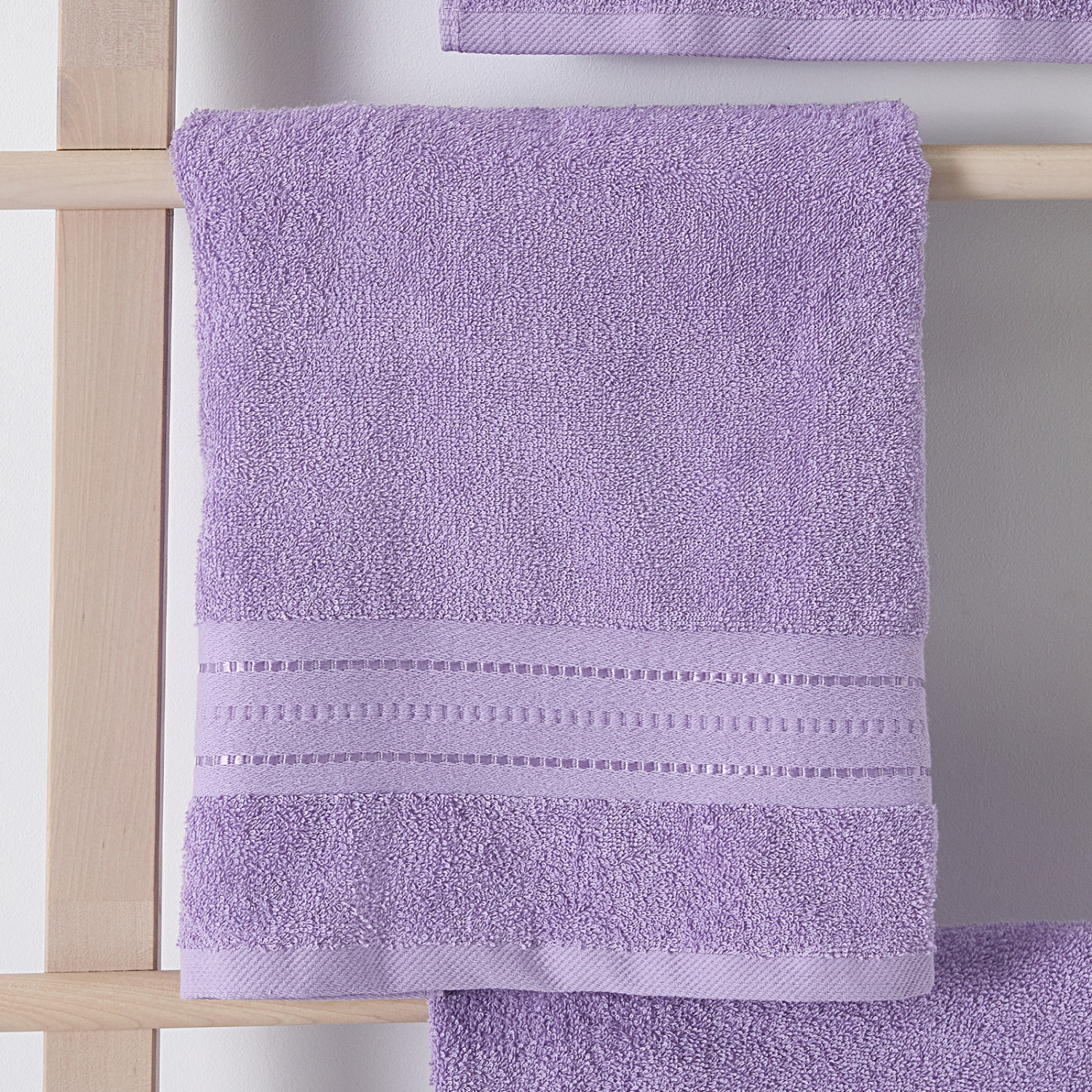 Полотенце махровое Basena, сиреневое