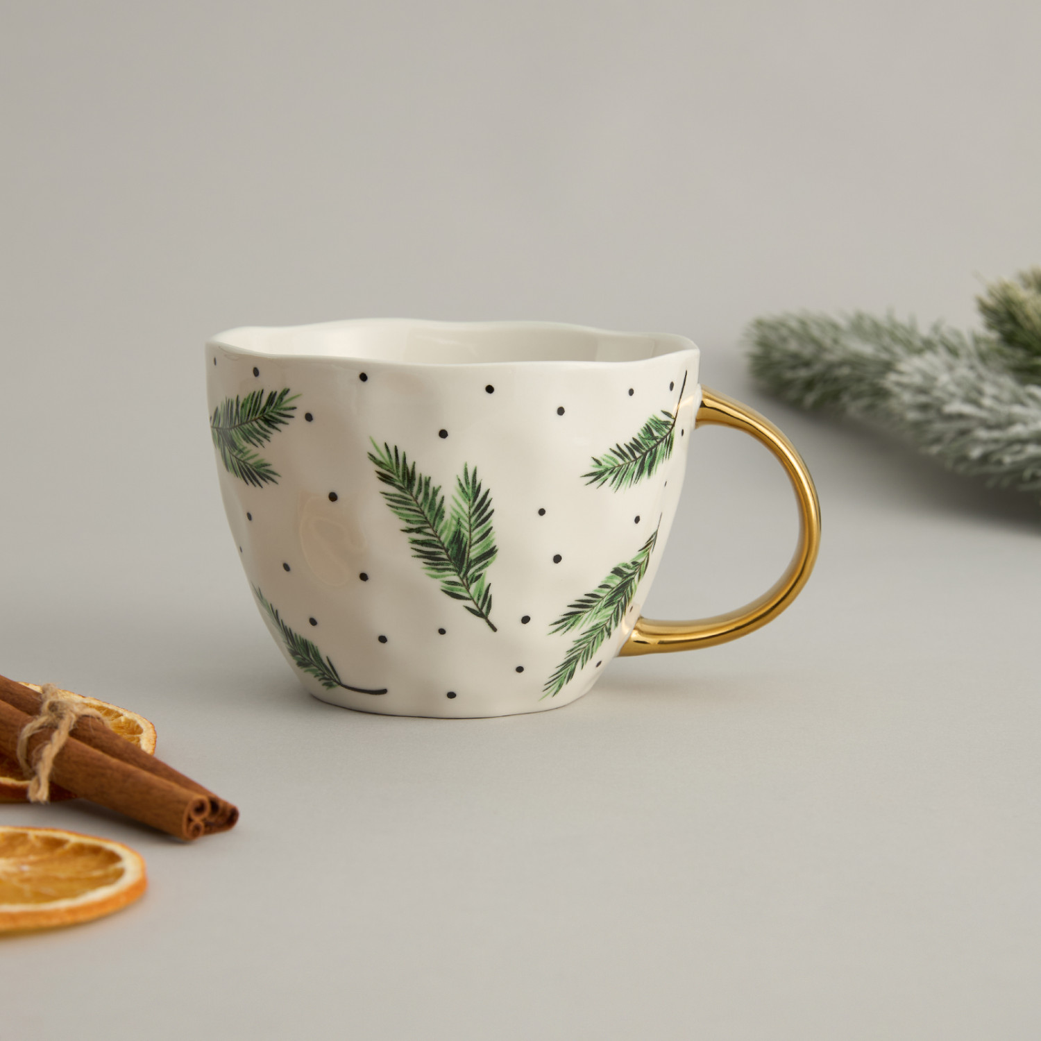 Кружка Christmas Wreath I - фото № 9