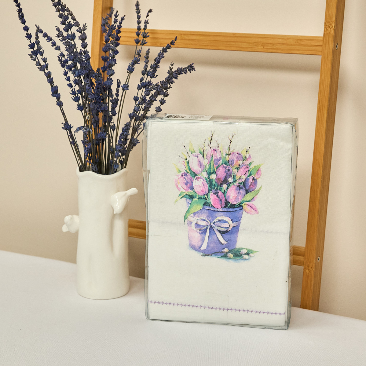 Комплект полотенец Тюльпаны - фото № 3