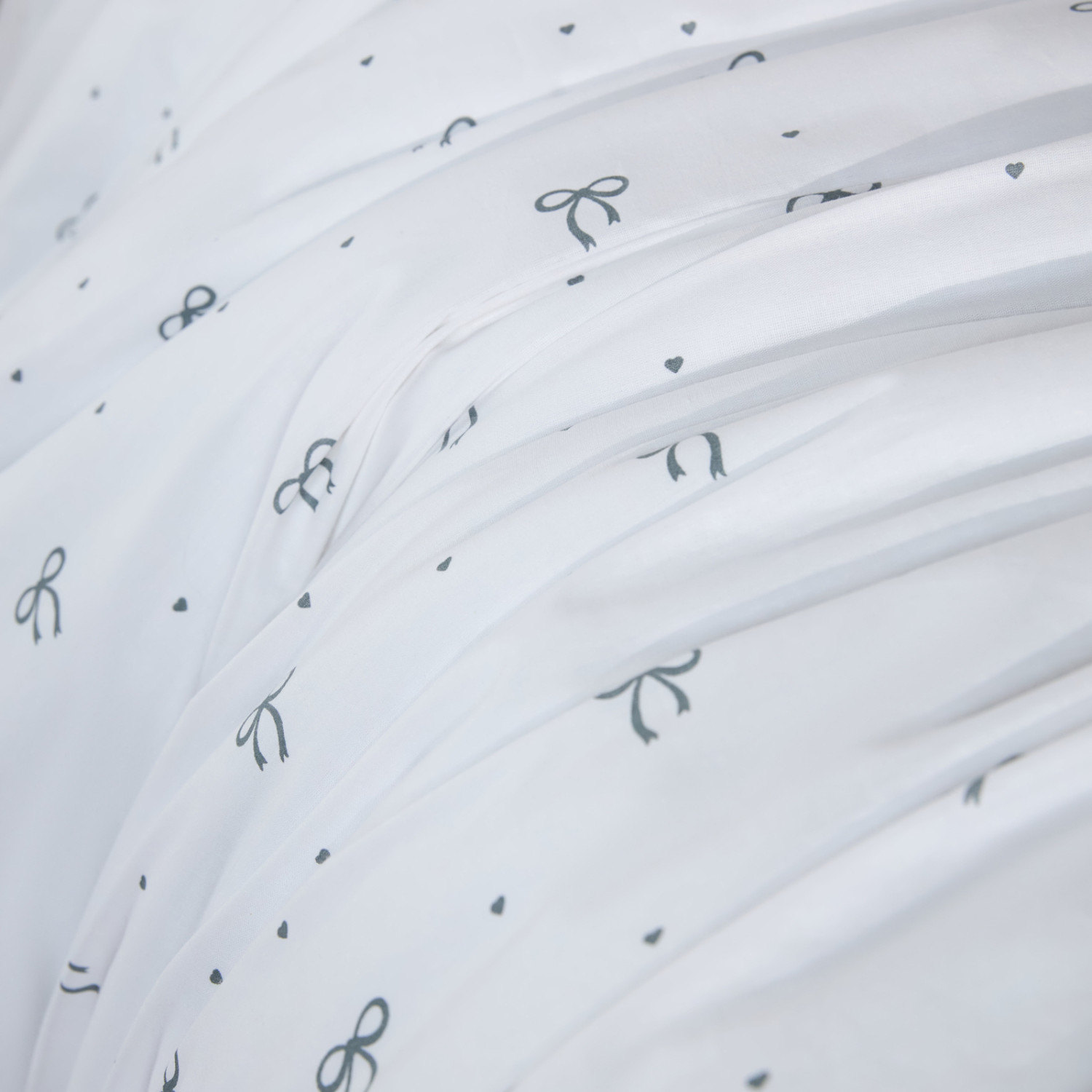 Пододеяльник Графитовый бант - фото № 7