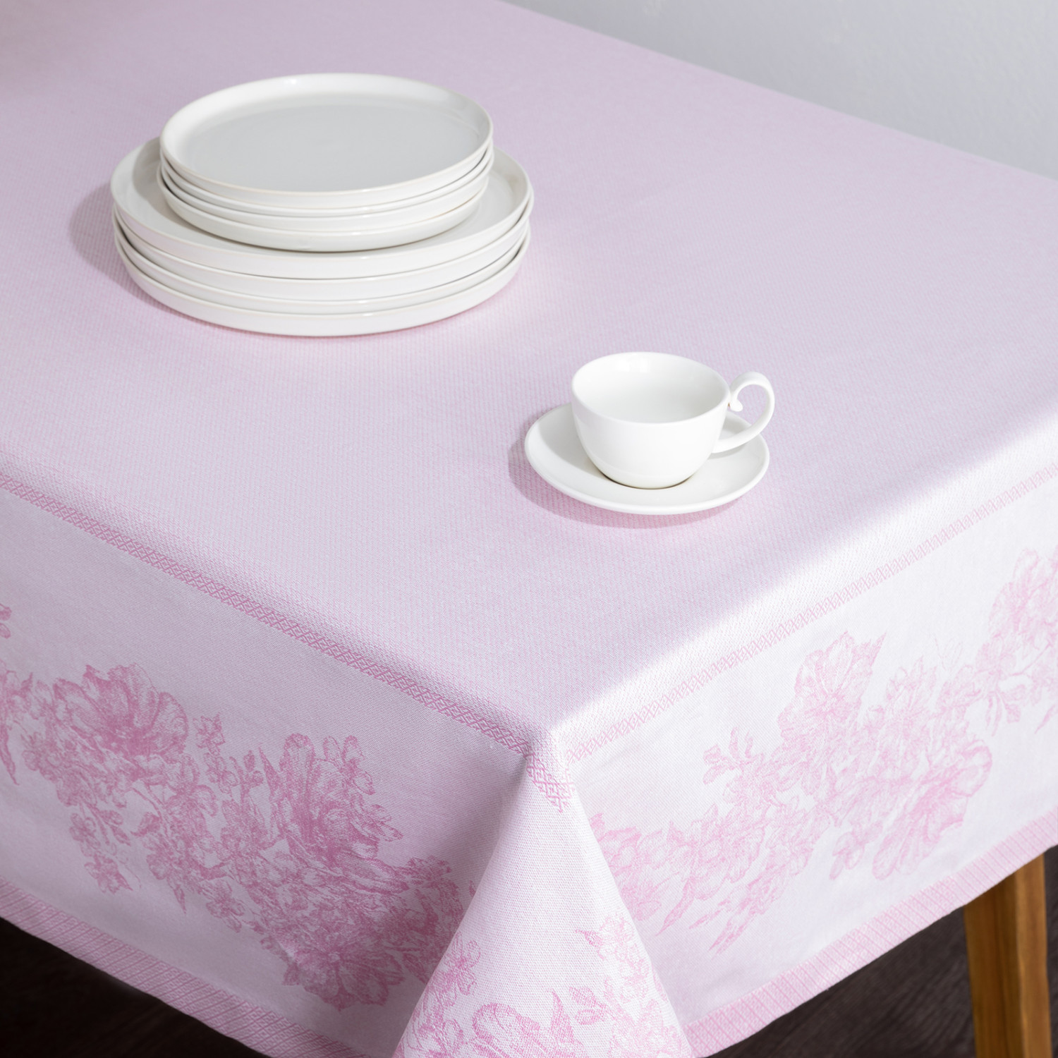 Скатерть Milfler розовая - фото № 2