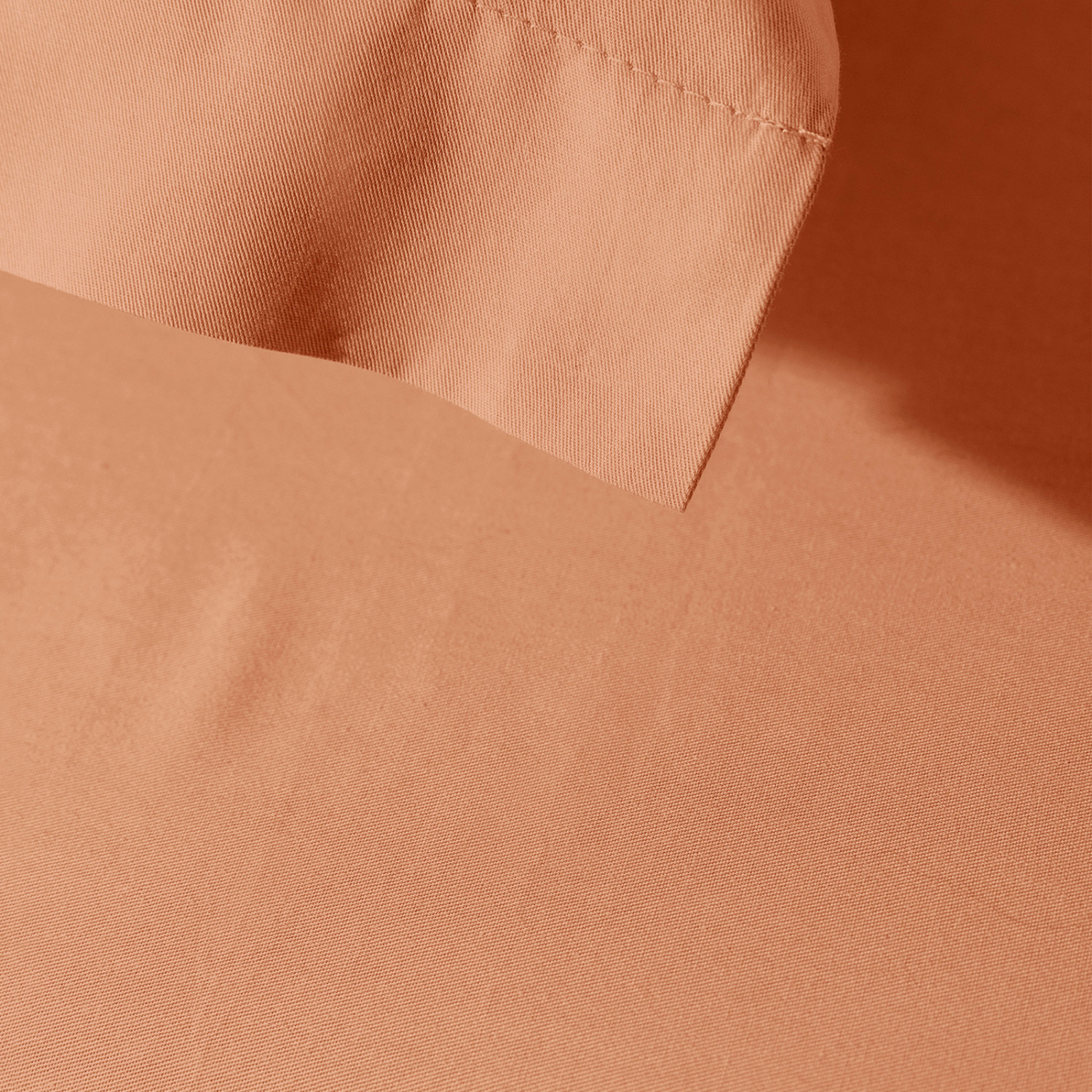 Простыня Терракотта/Terracotta, сатин - фото № 3
