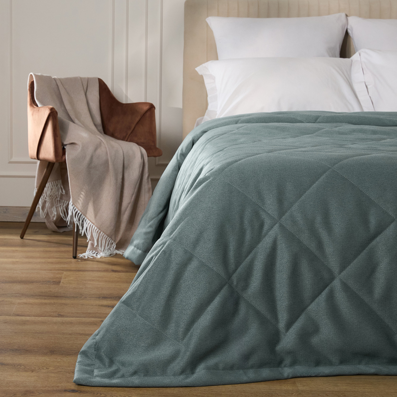 Покрывало Toggia, изумруд - фото № 2