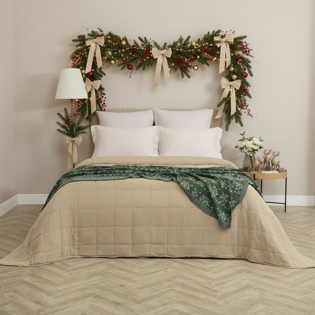 Покрывало Alda, бежевое - фото № 10