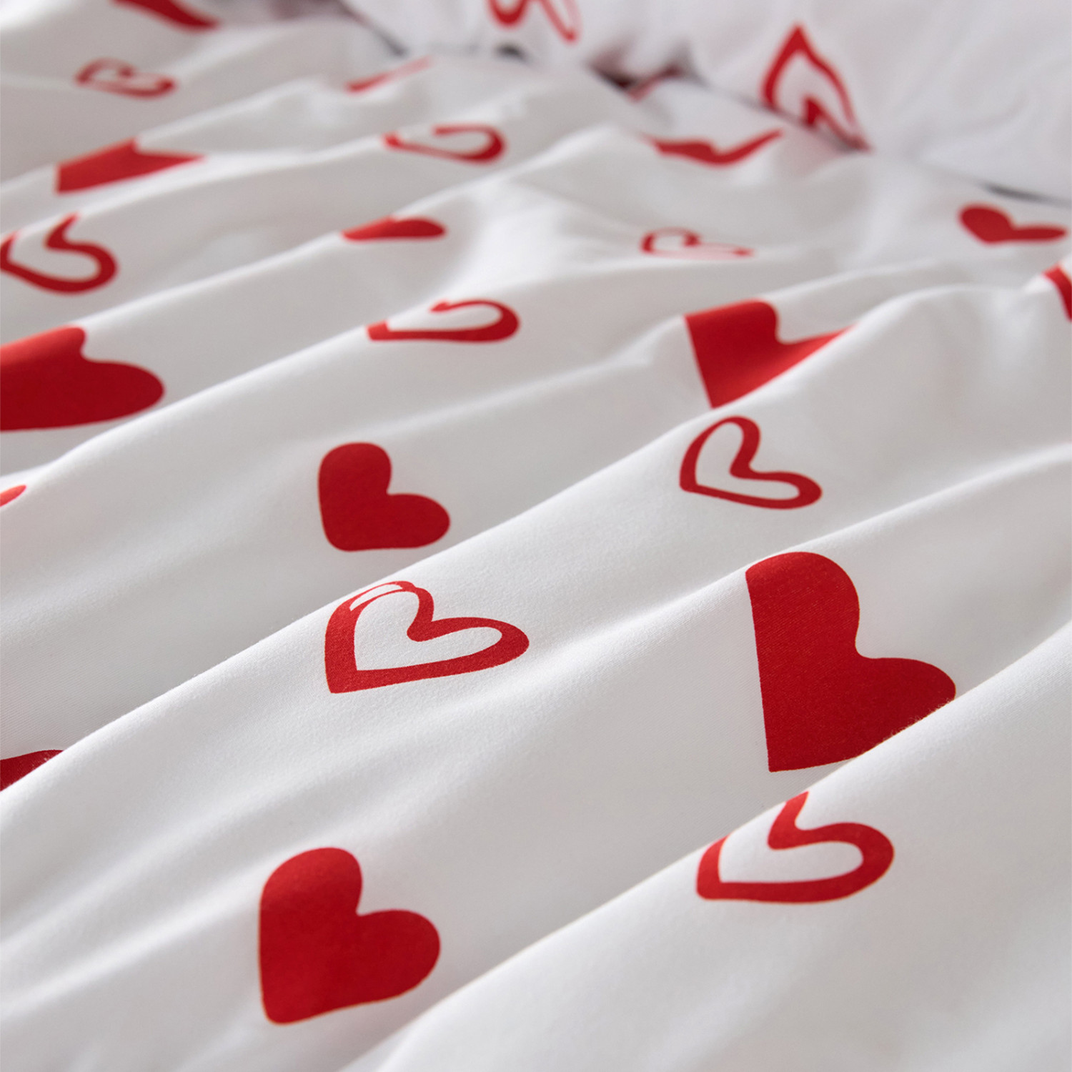 Постельное белье Floox Белое сердце - фото № 12