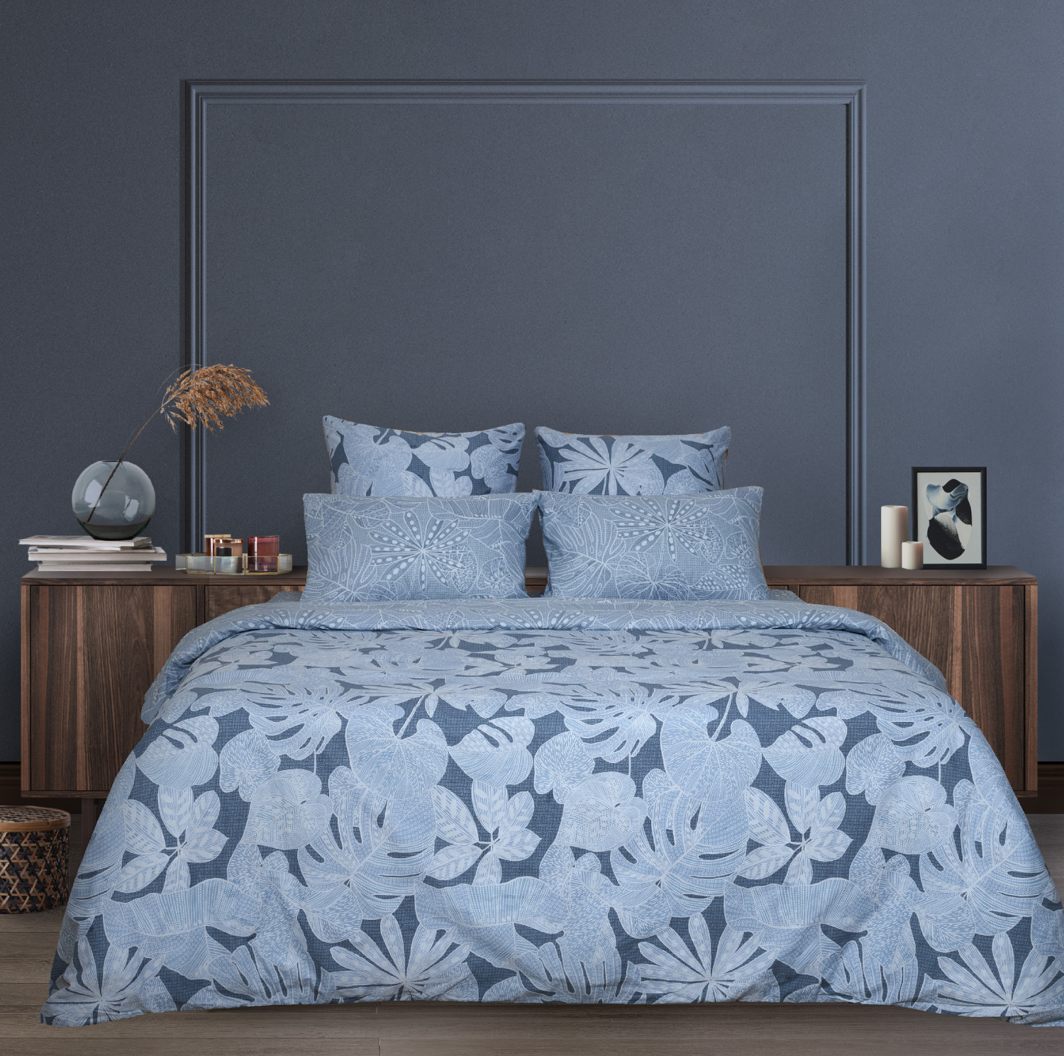 Постельное белье Pianta, голубое - фото № 2