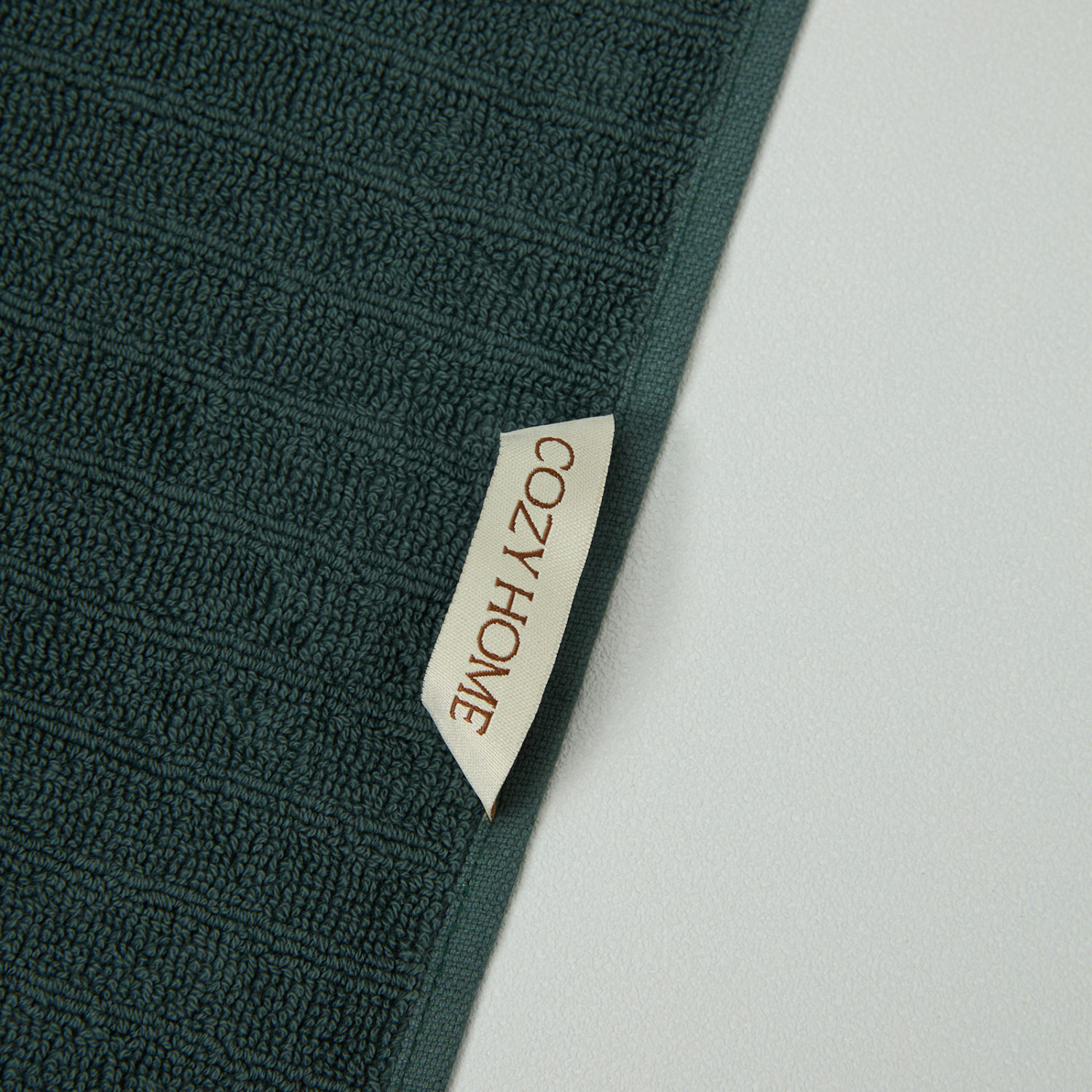 Полотенце махровое Attilio, зеленое - фото № 5