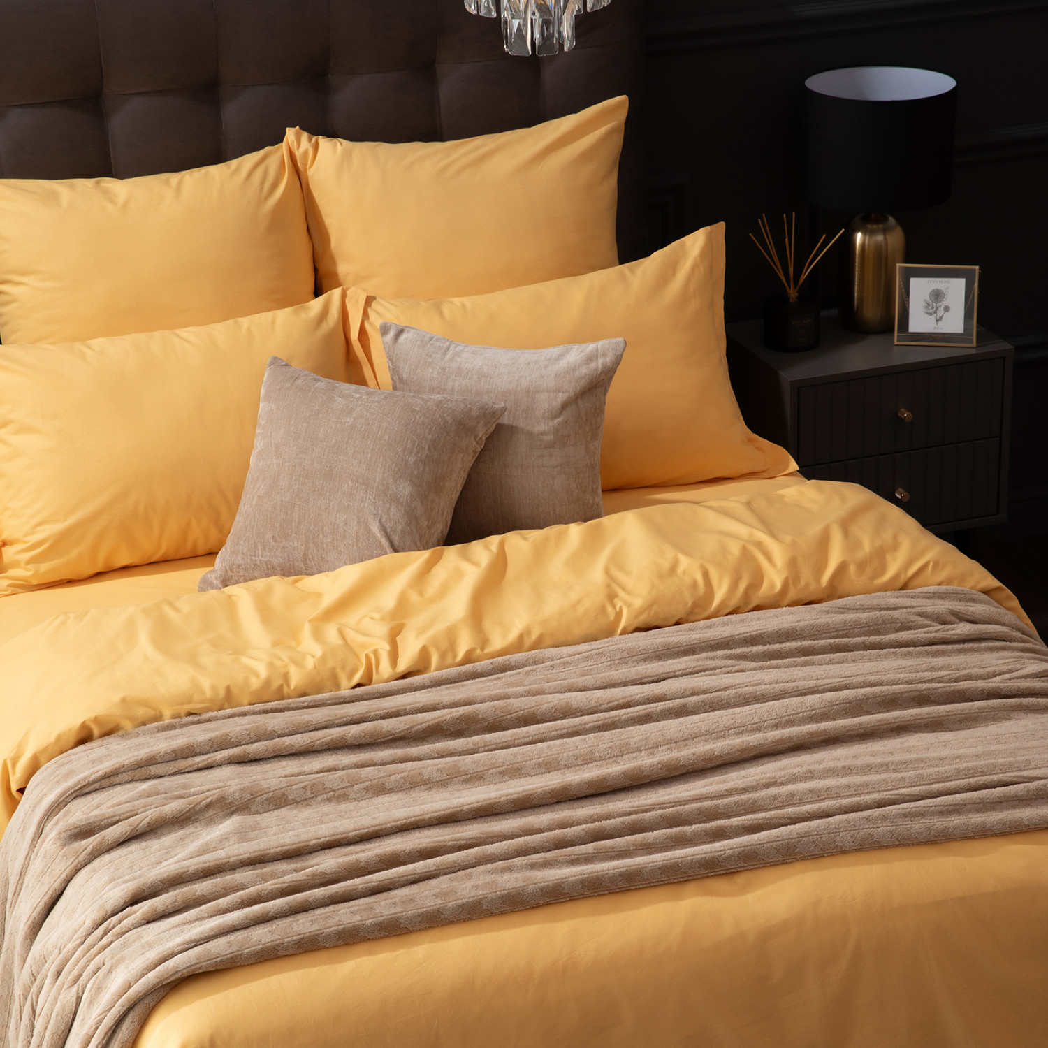 Постельное белье Летний желтый/Summer yellow - фото № 13