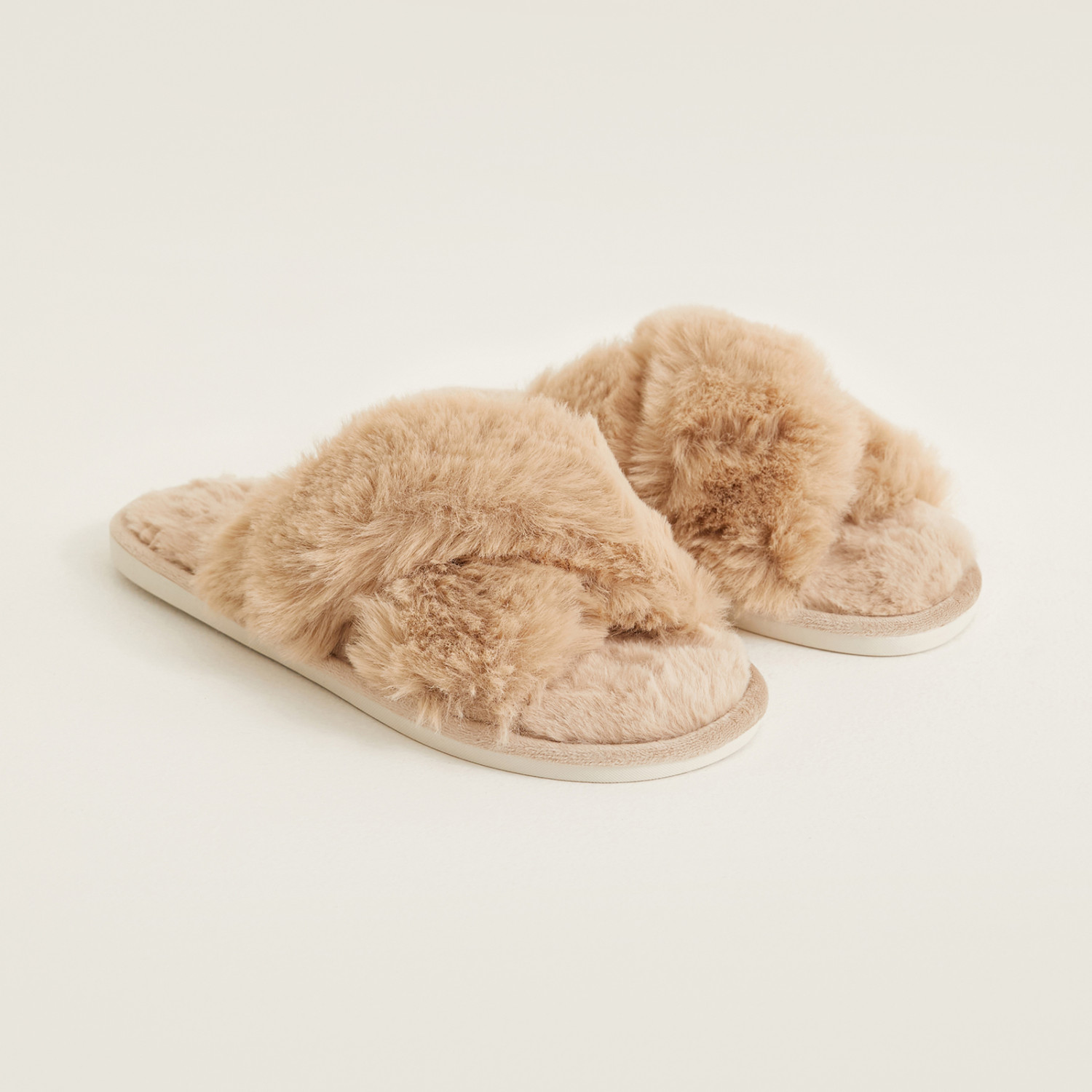 Тапочки Гармония/Raccolto, бежевые - фото № 2