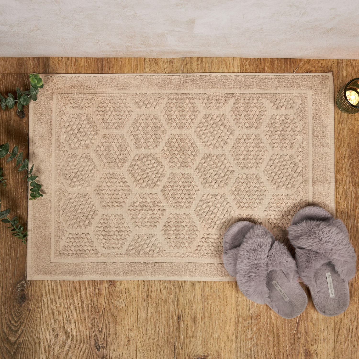 Полотенце махровое Settori для ног, капучино