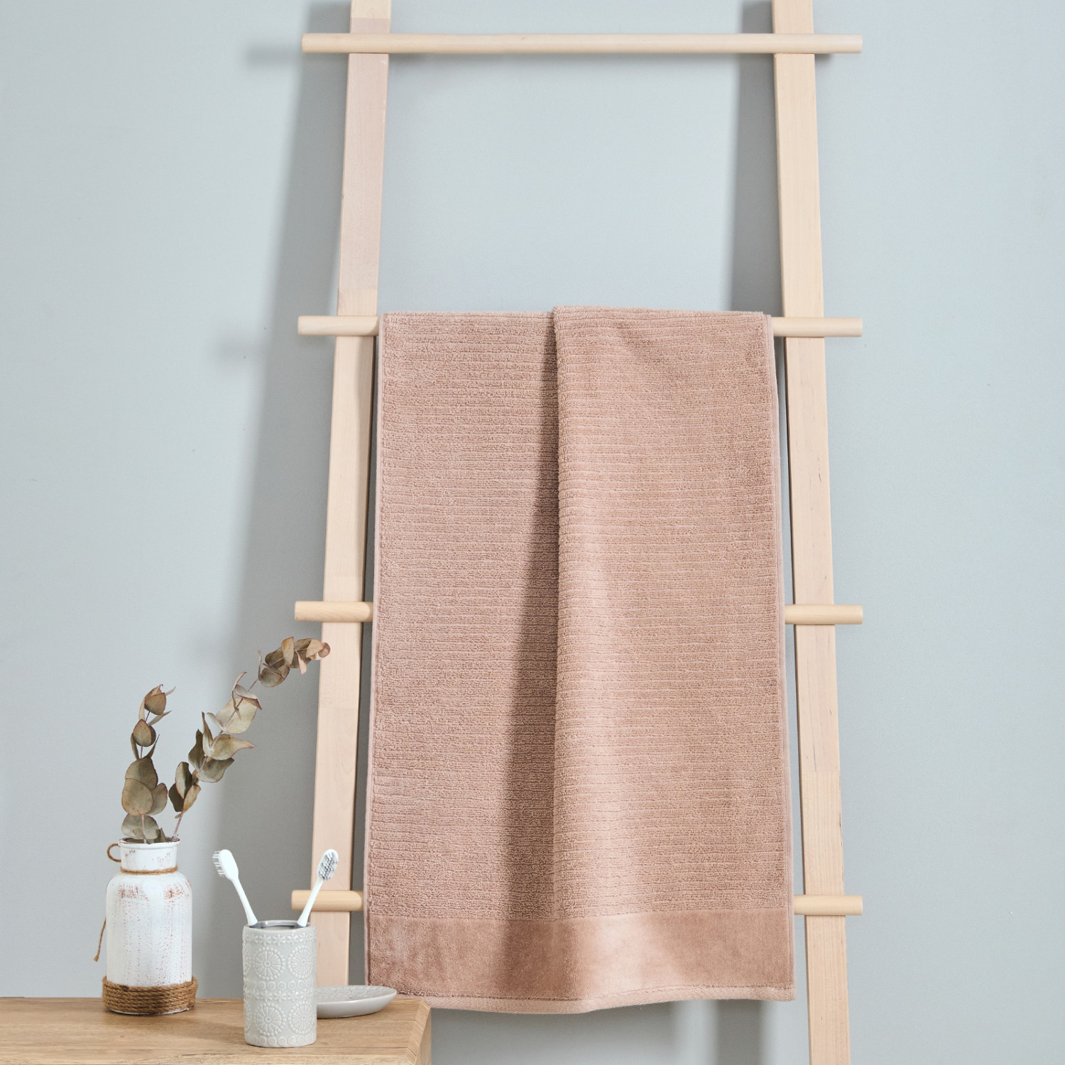 Полотенце махровое Vincenza, карамель I - фото № 2