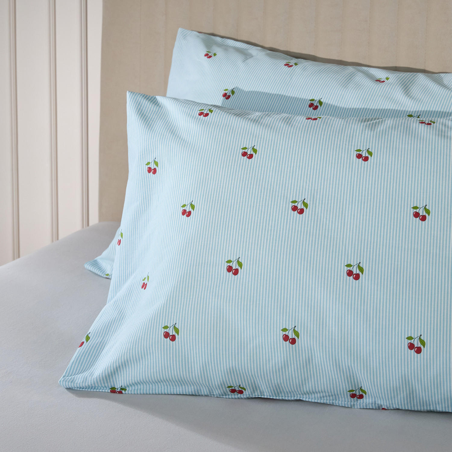 Комплект наволочек Cherry stripe - фото № 2