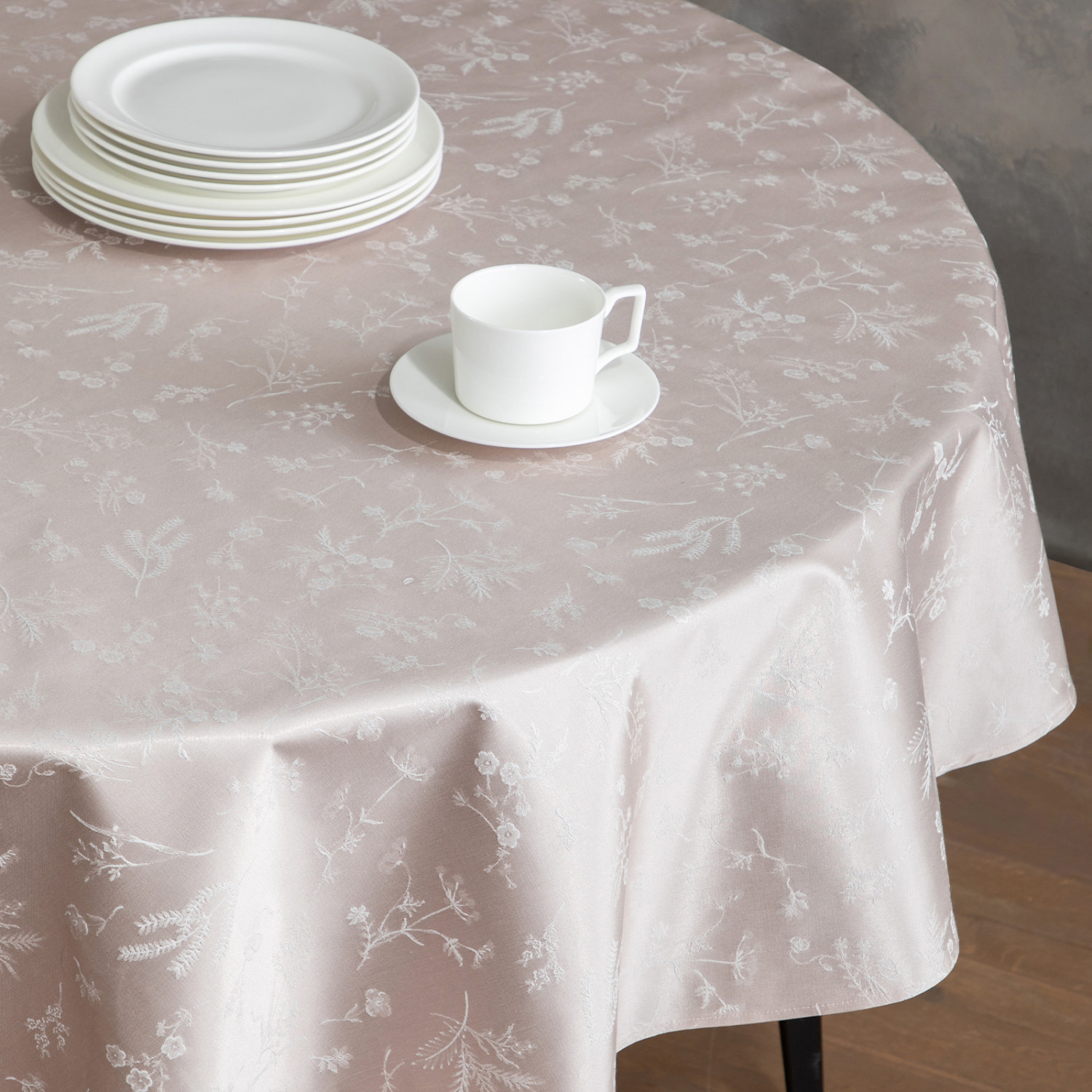 Скатерть Oleandra круглая II - фото № 2