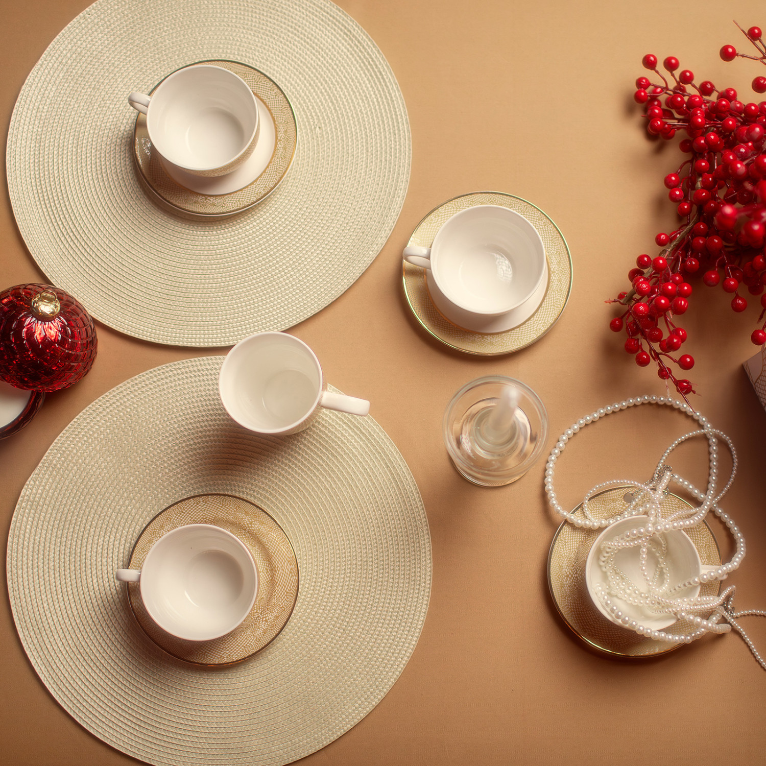 Набор чайных пар Golden dream - фото № 7