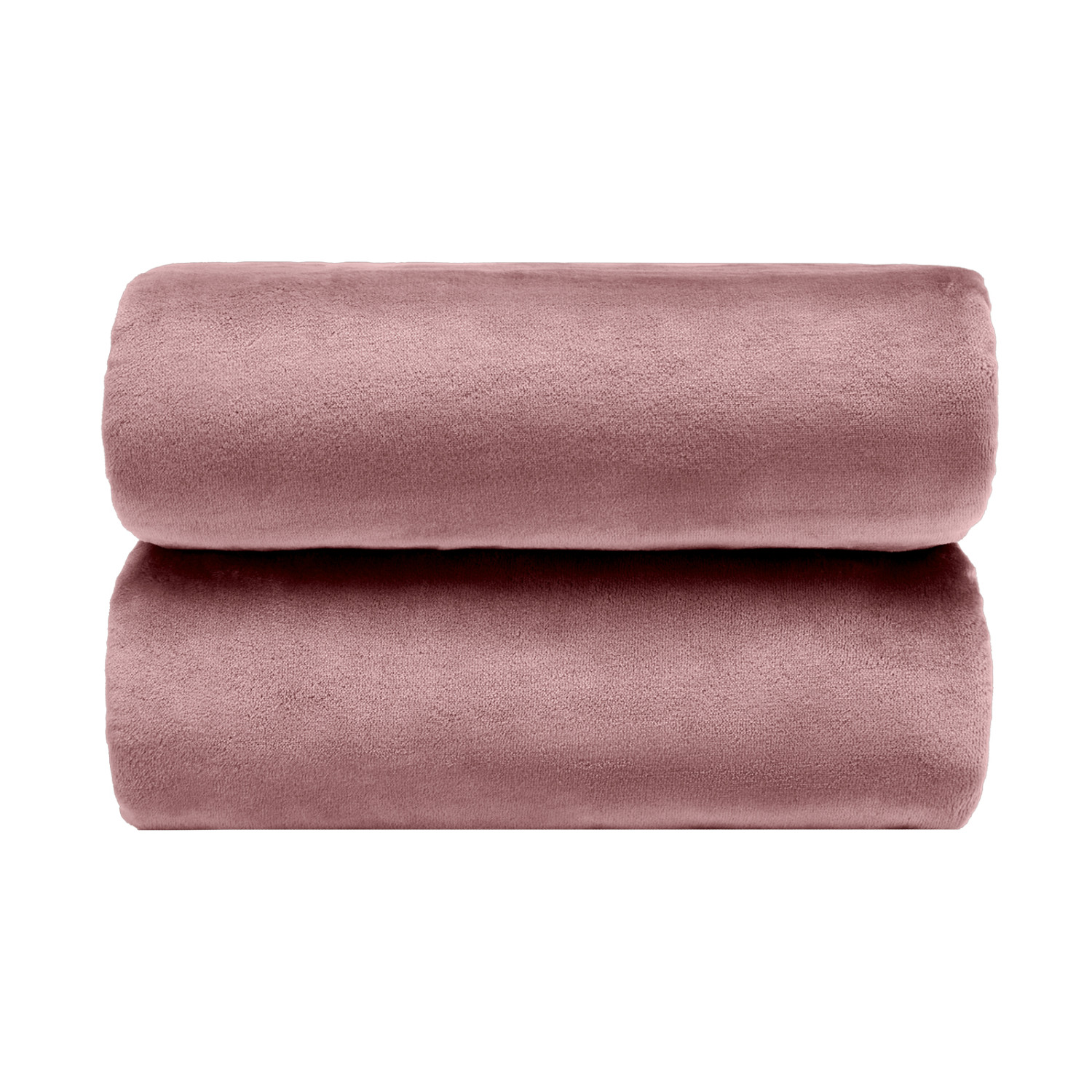 Плед Supersoft, дымчато-розовый - фото № 7