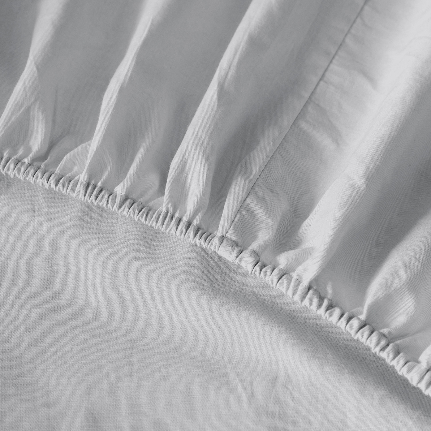 Простыня на резинке Silver gray - фото № 3