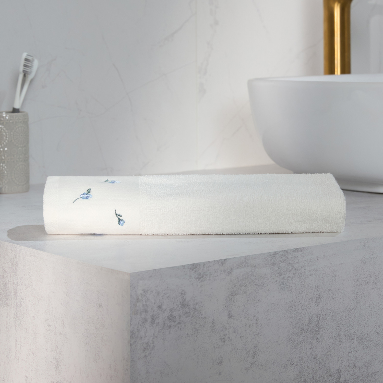 Полотенце махровое Цветочек/Fiorellino I - фото № 11