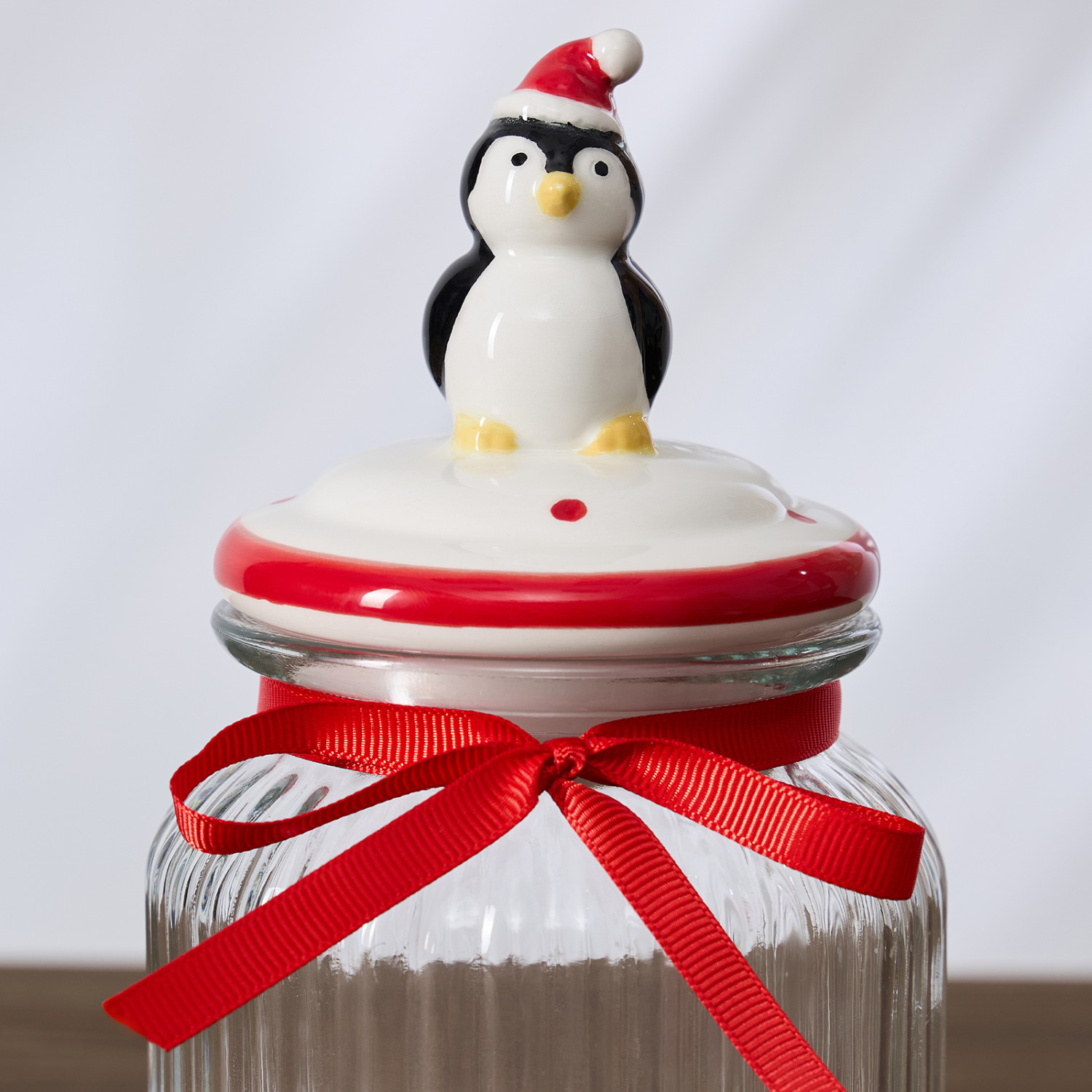Емкость для хранения Christmas jam, пингвин - фото № 2
