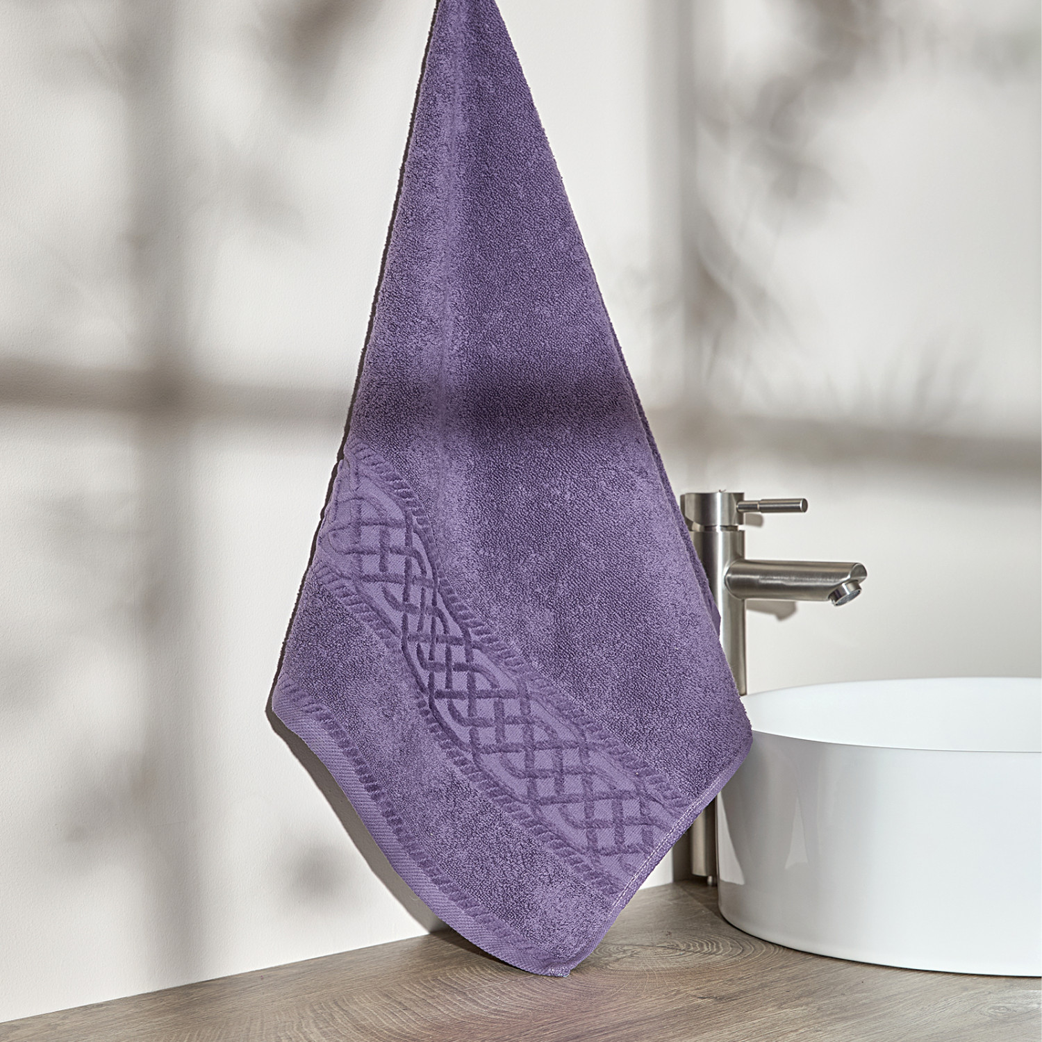 Полотенце махровое Констанца/Costanza, фиолет
