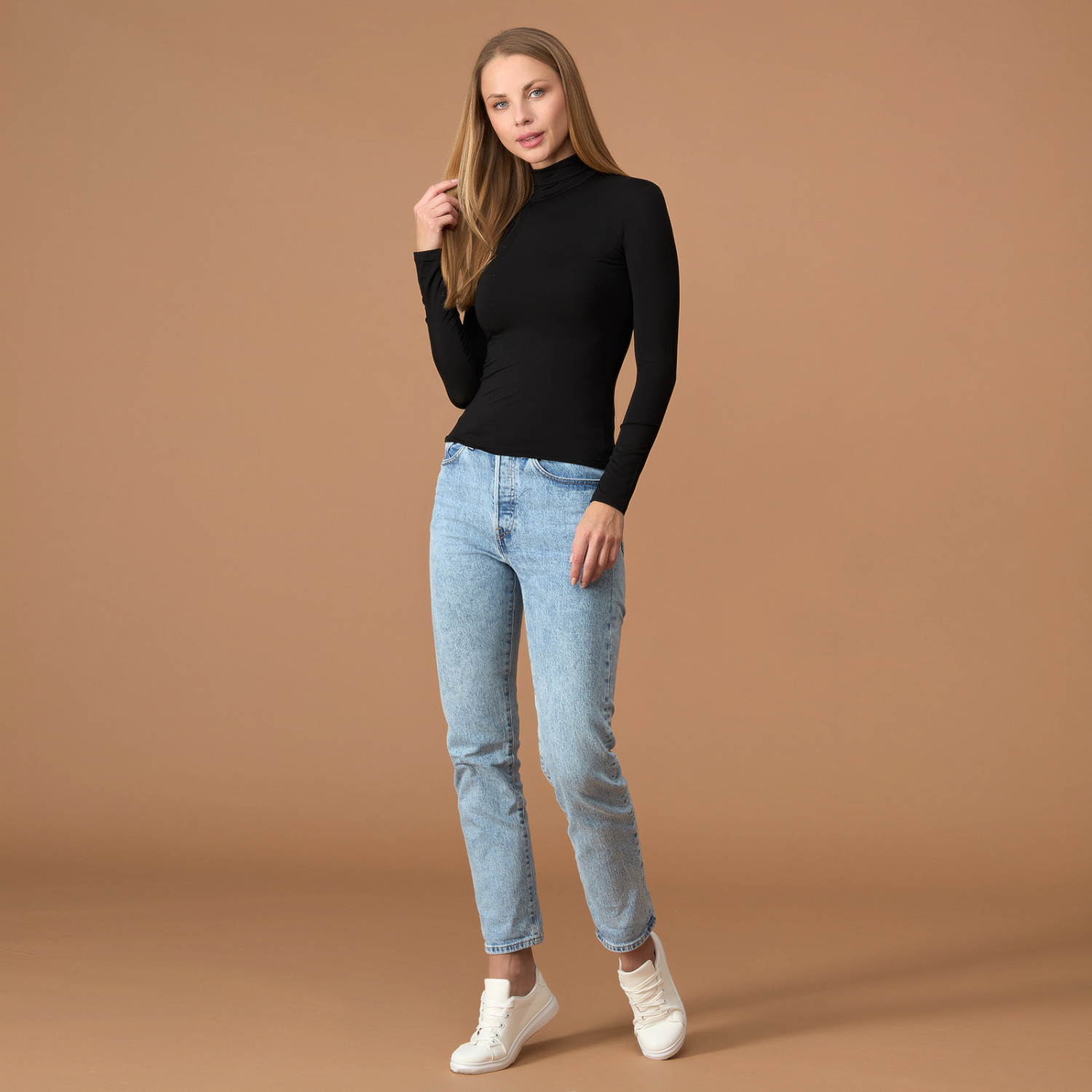 Водолазка Everyday, черная - фото № 2