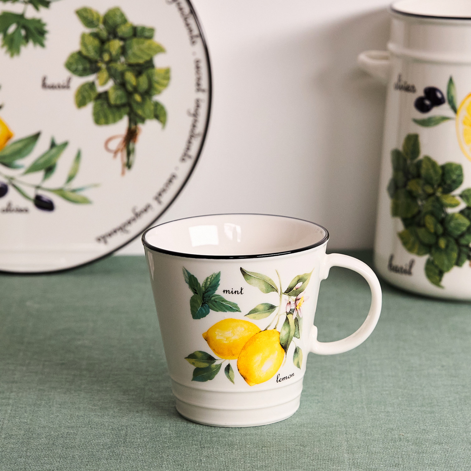 Кружка Lemon mint , 350 мл