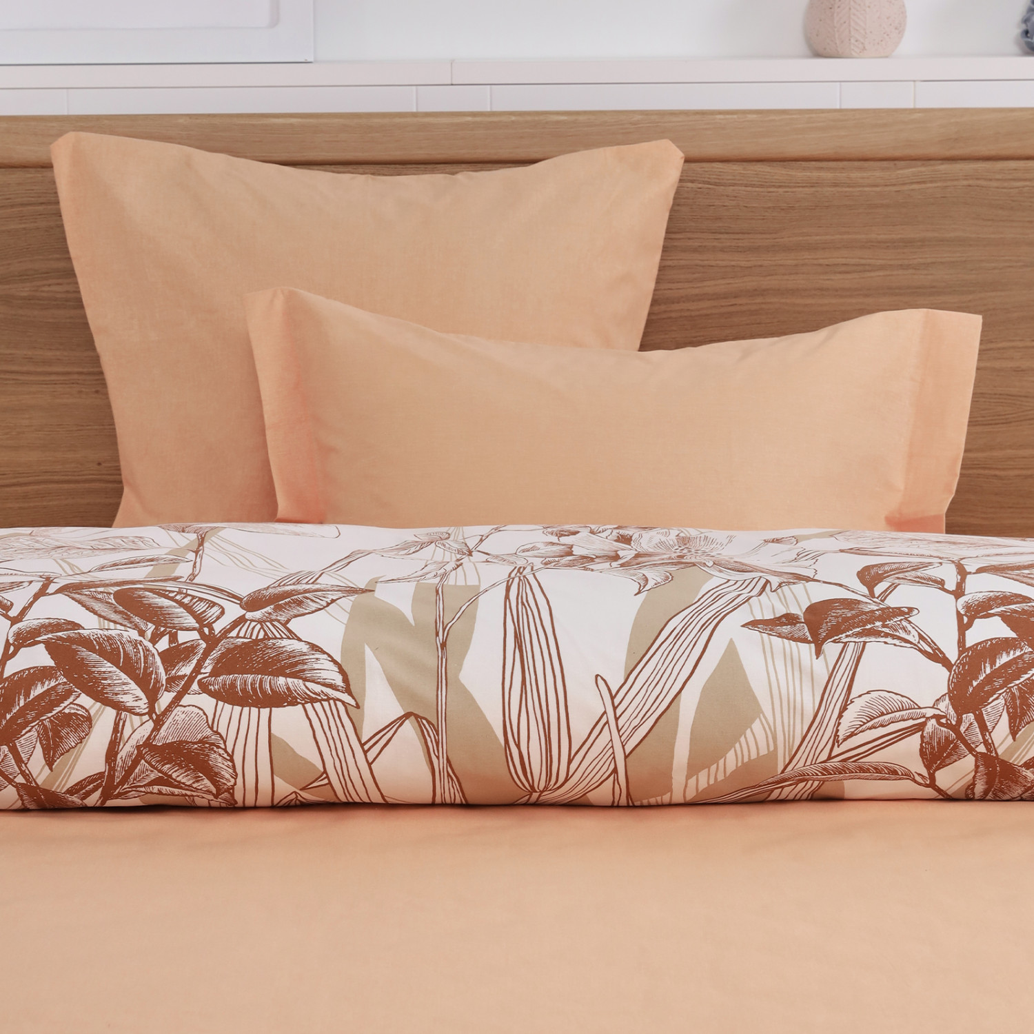 Постельное белье Alba, оранжевое - фото № 10