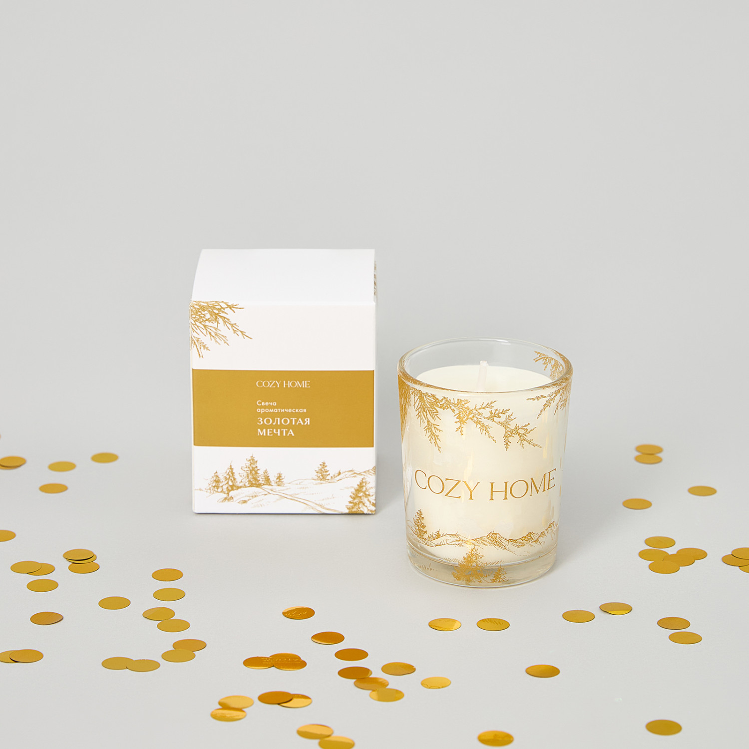 Свеча ароматическая Золотая мечта/Golden Dream