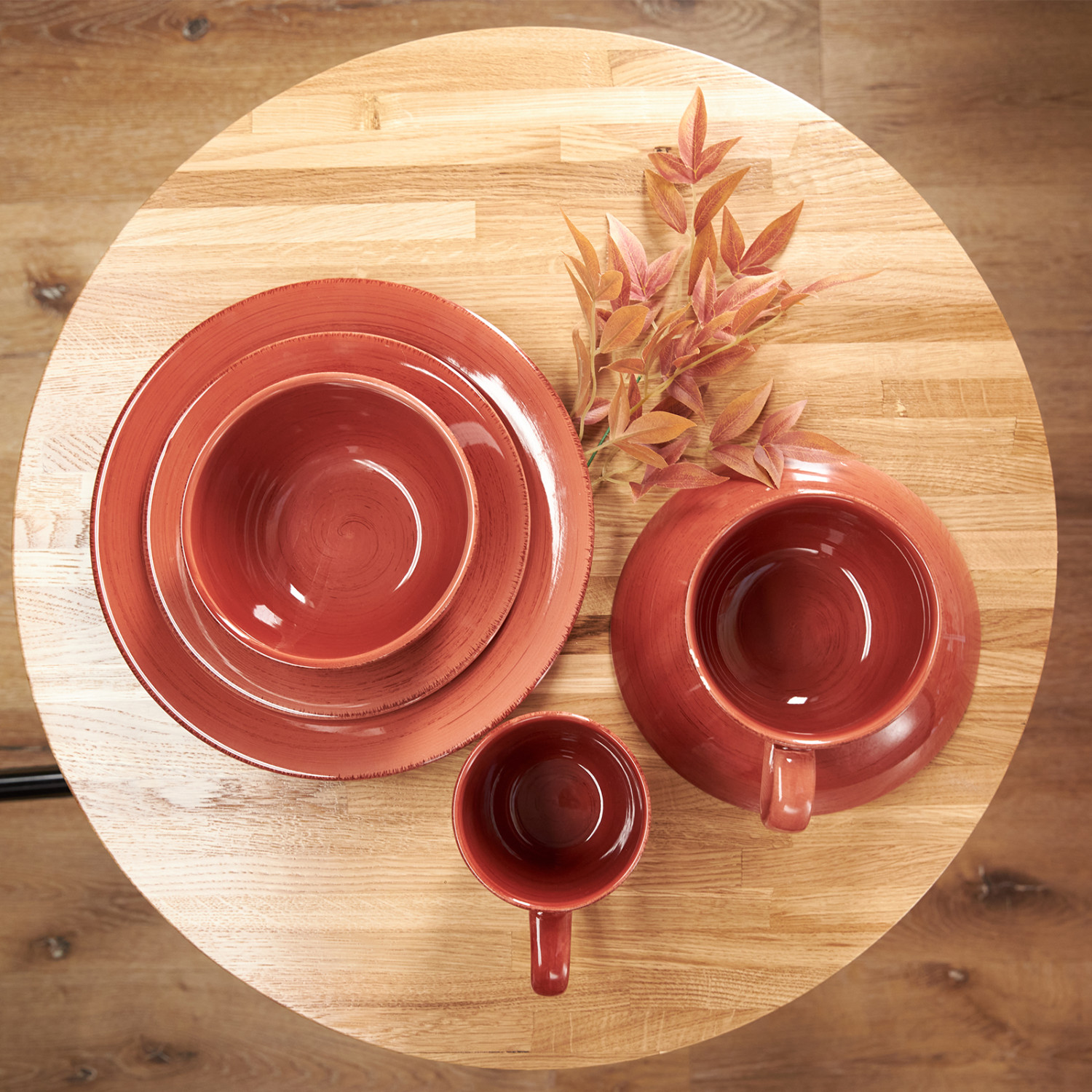 Тарелка Firenze, терракота - фото № 4