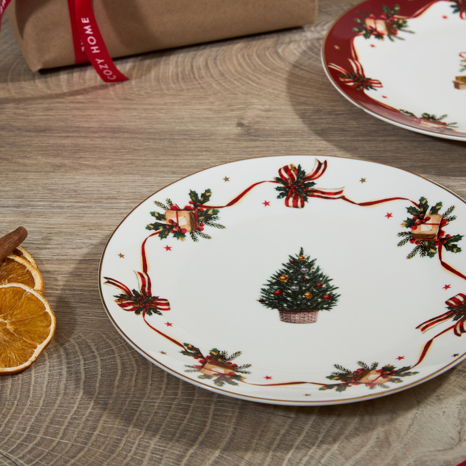 Набор тарелок Рождественская сказка/ Christmas tale - фото № 4